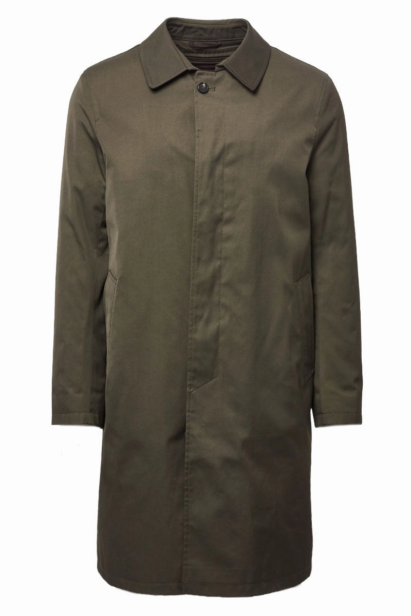 Capalbio Techno Twill Raincoat Organic Cotton Blend
