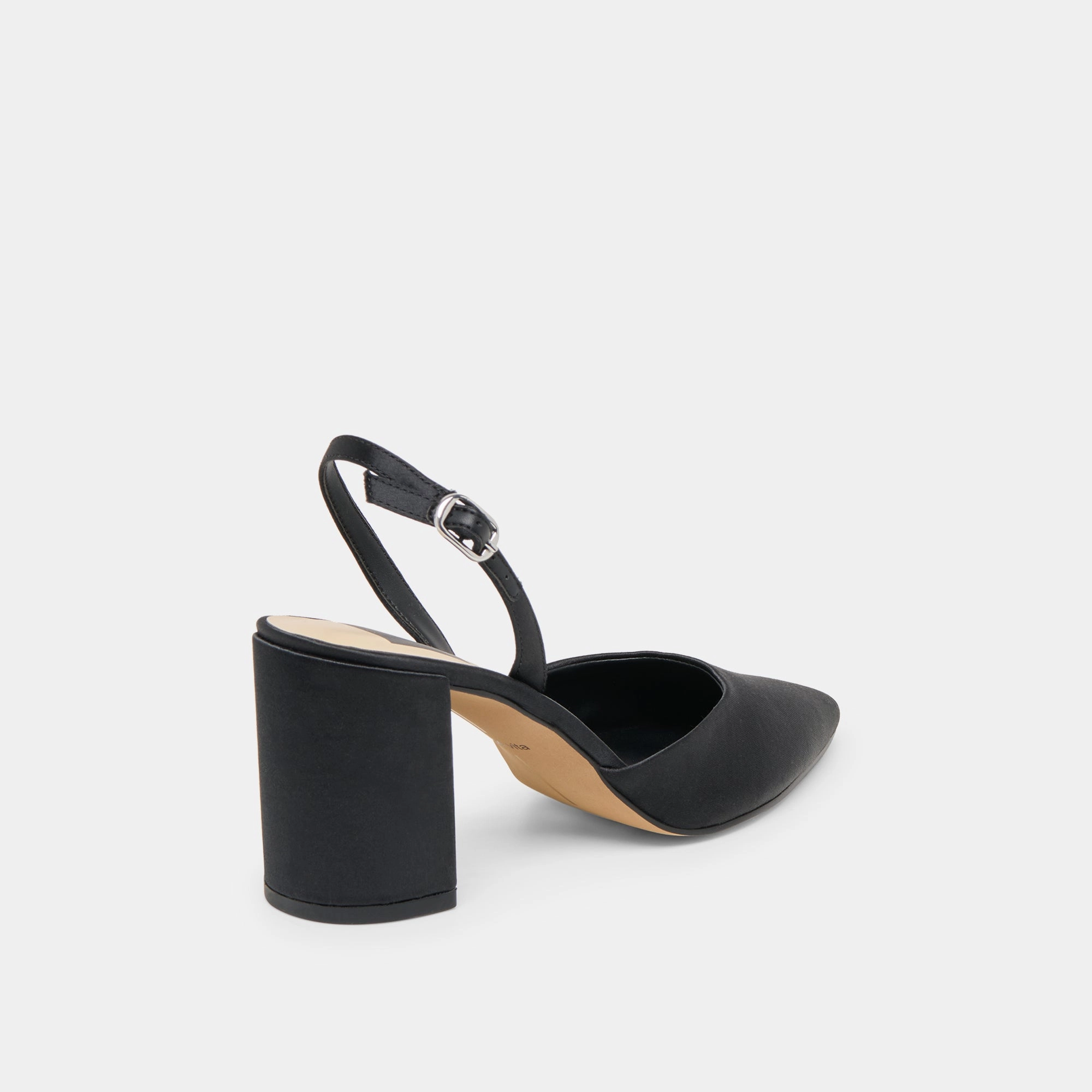 CAREL HIGH HEELS ONYX SATIN Round Cut