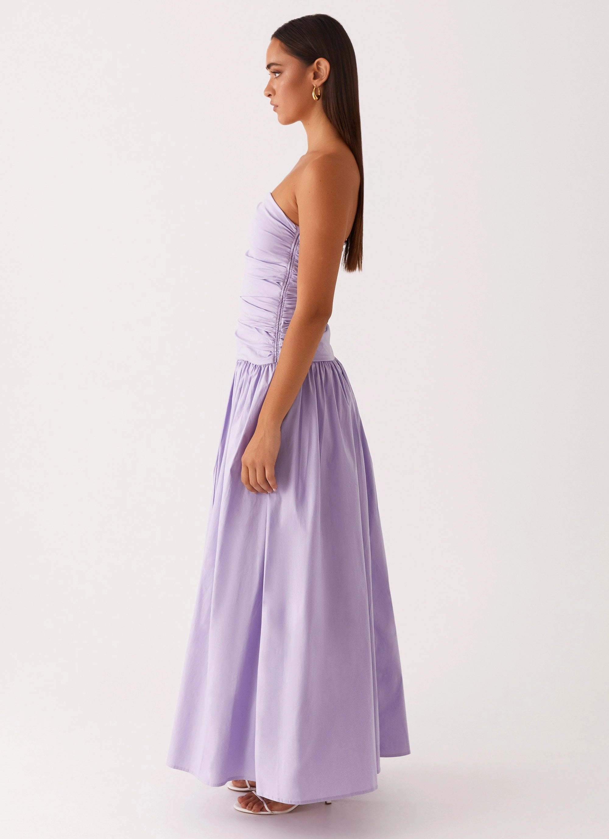 Carmel Maxi Dress - Lavender Soft and Smooth Color Soft