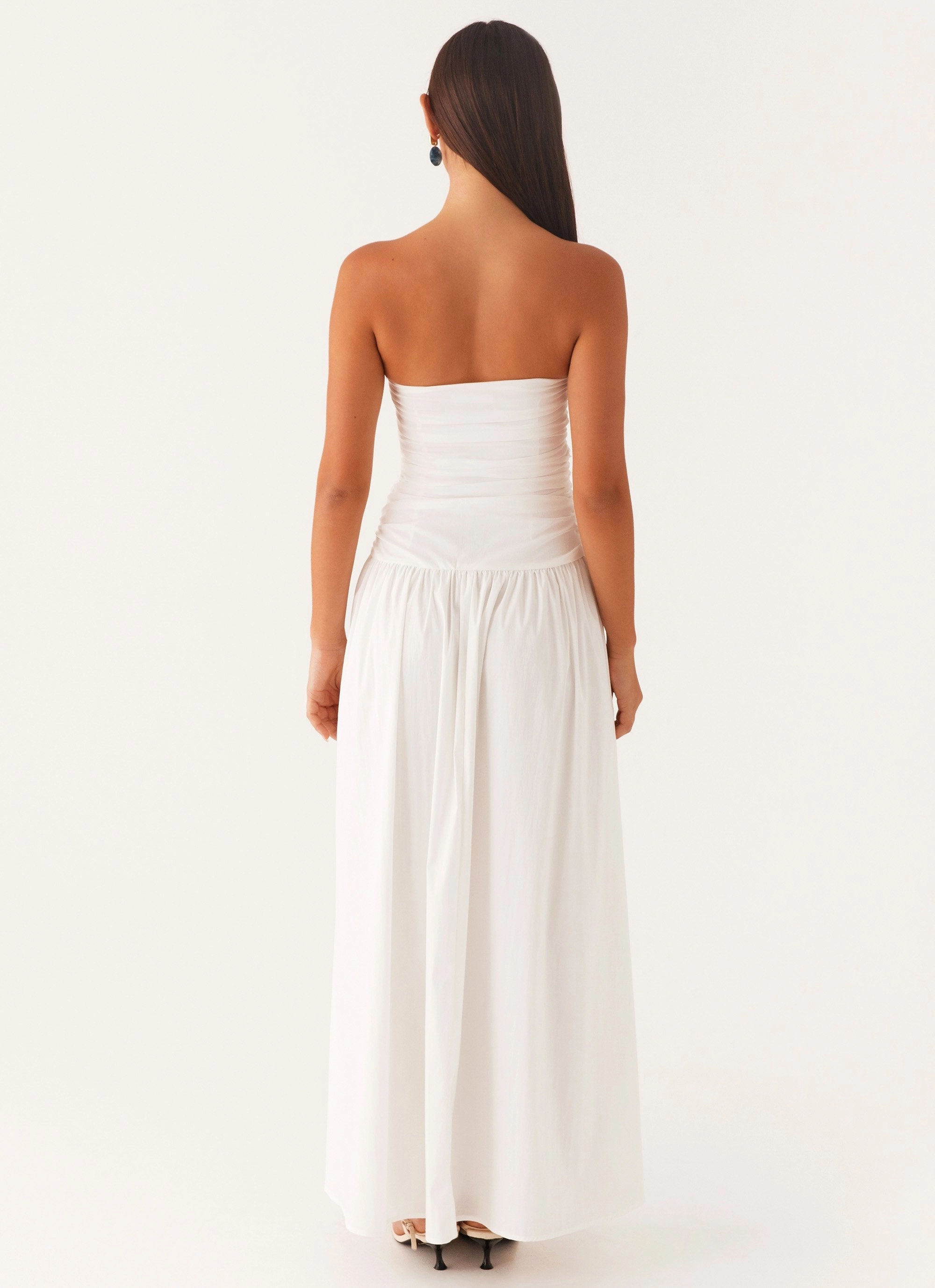 Carmel Maxi Dress - White Lightweight-Layer Trendy Comfort