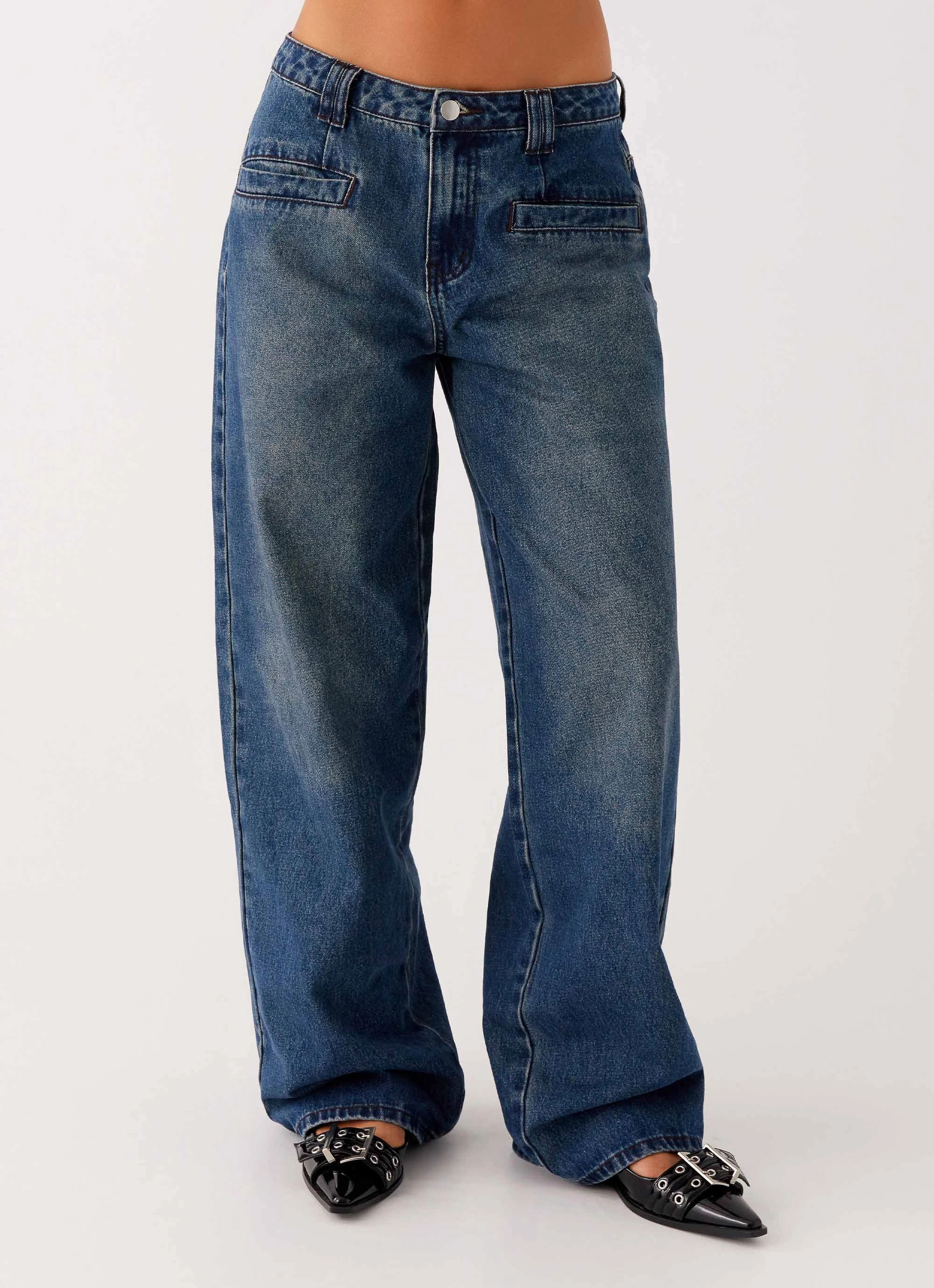 Joan Denim Jeans - Indigo Active Touch Lifestyle Choice