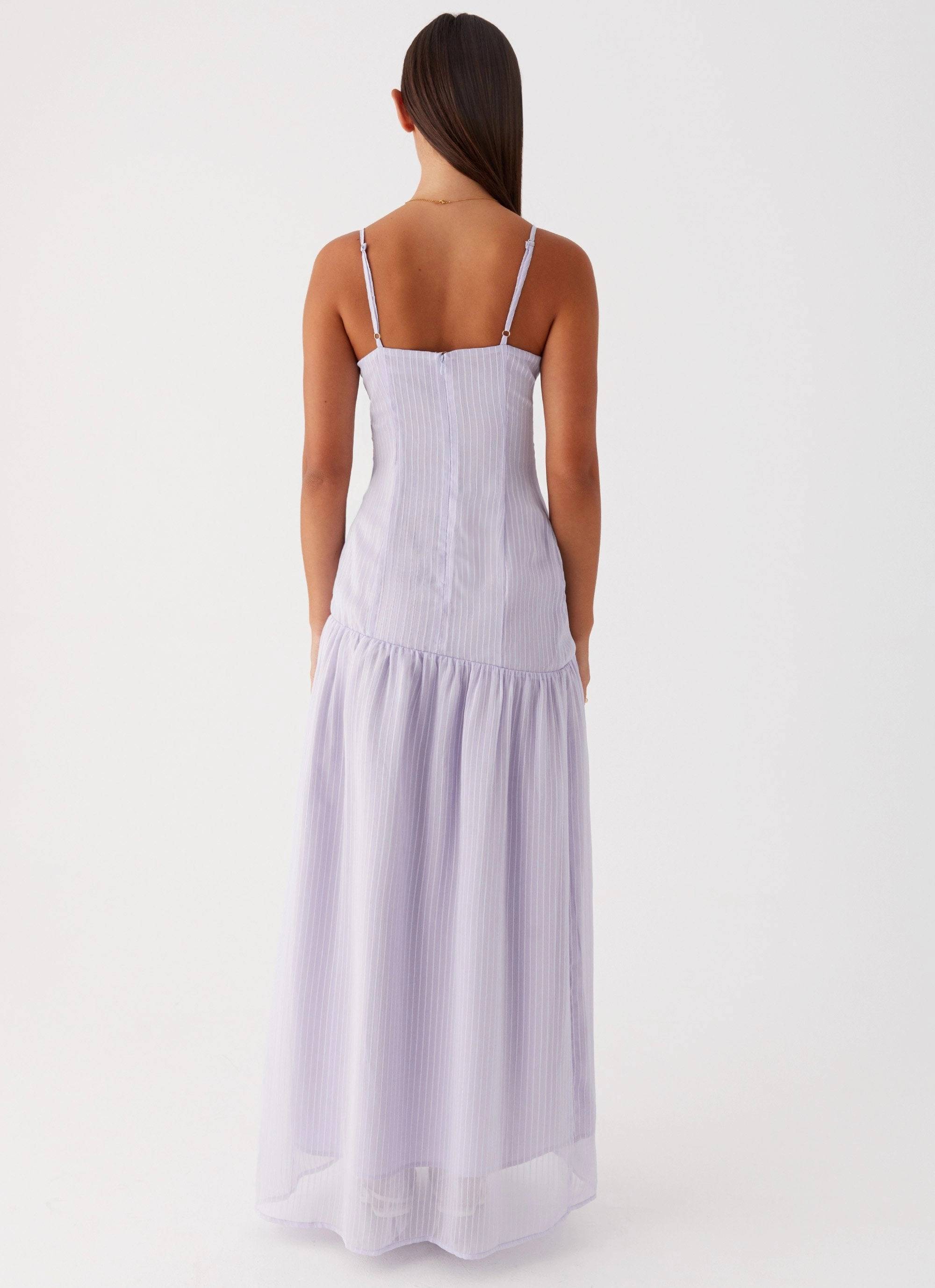 Shania Maxi Dress - Lavender Layered Movement Perfect Proportion
