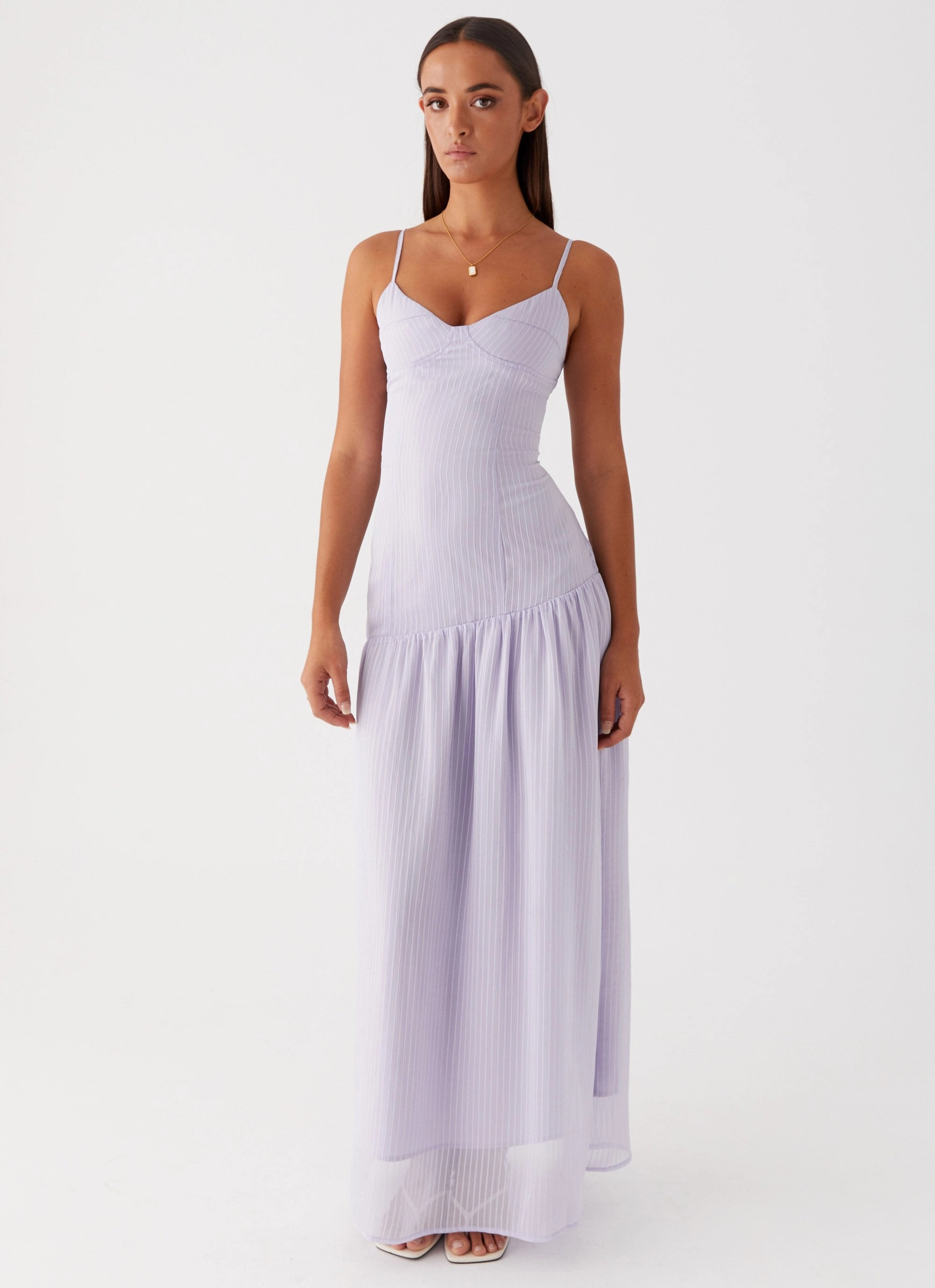 Shania Maxi Dress - Lavender Active Outfit Night Mood
