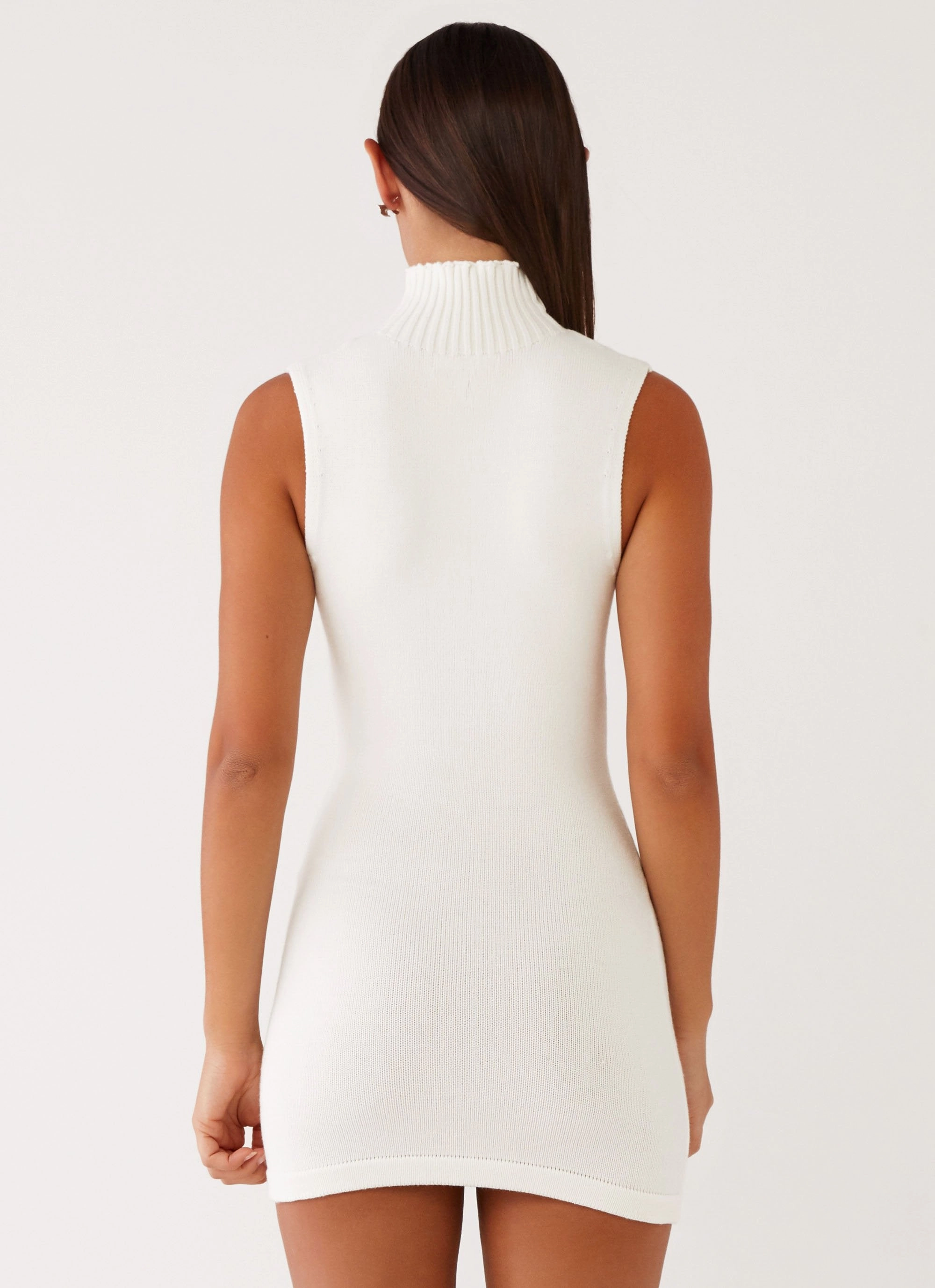 Cece Mini Dress - Ivory Villa Light Office Layer