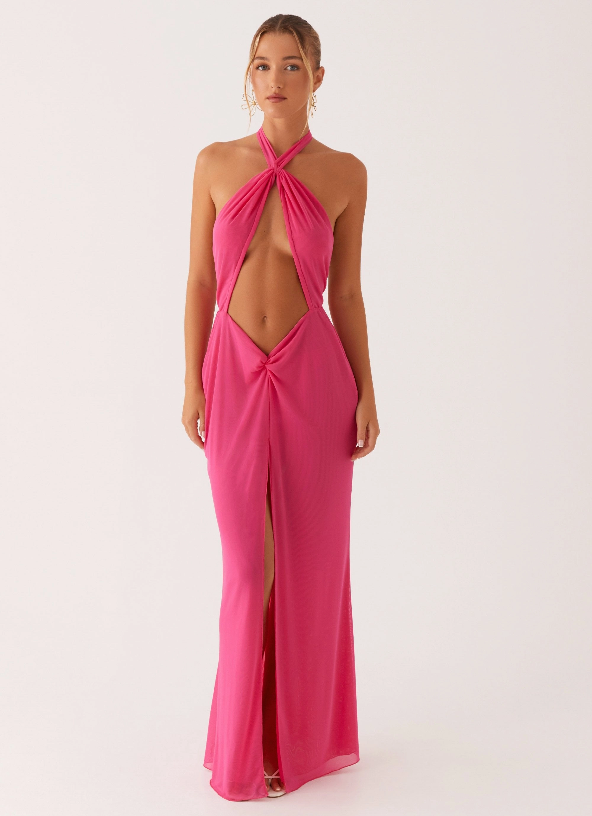 Clean Base Centre Stage Maxi Dress - Pink