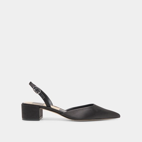 CAREL HEELS ONYX SATIN Classic Edge