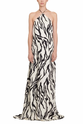 Summer Staple Soft Vibes Zebra Print Long Dress