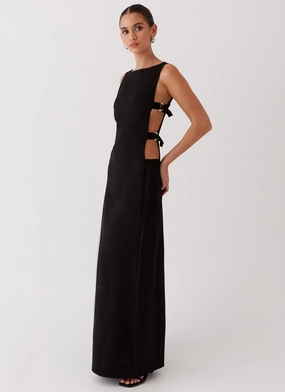 Cherish You Buckle Maxi Dress - Shadow Effortless Comfort
