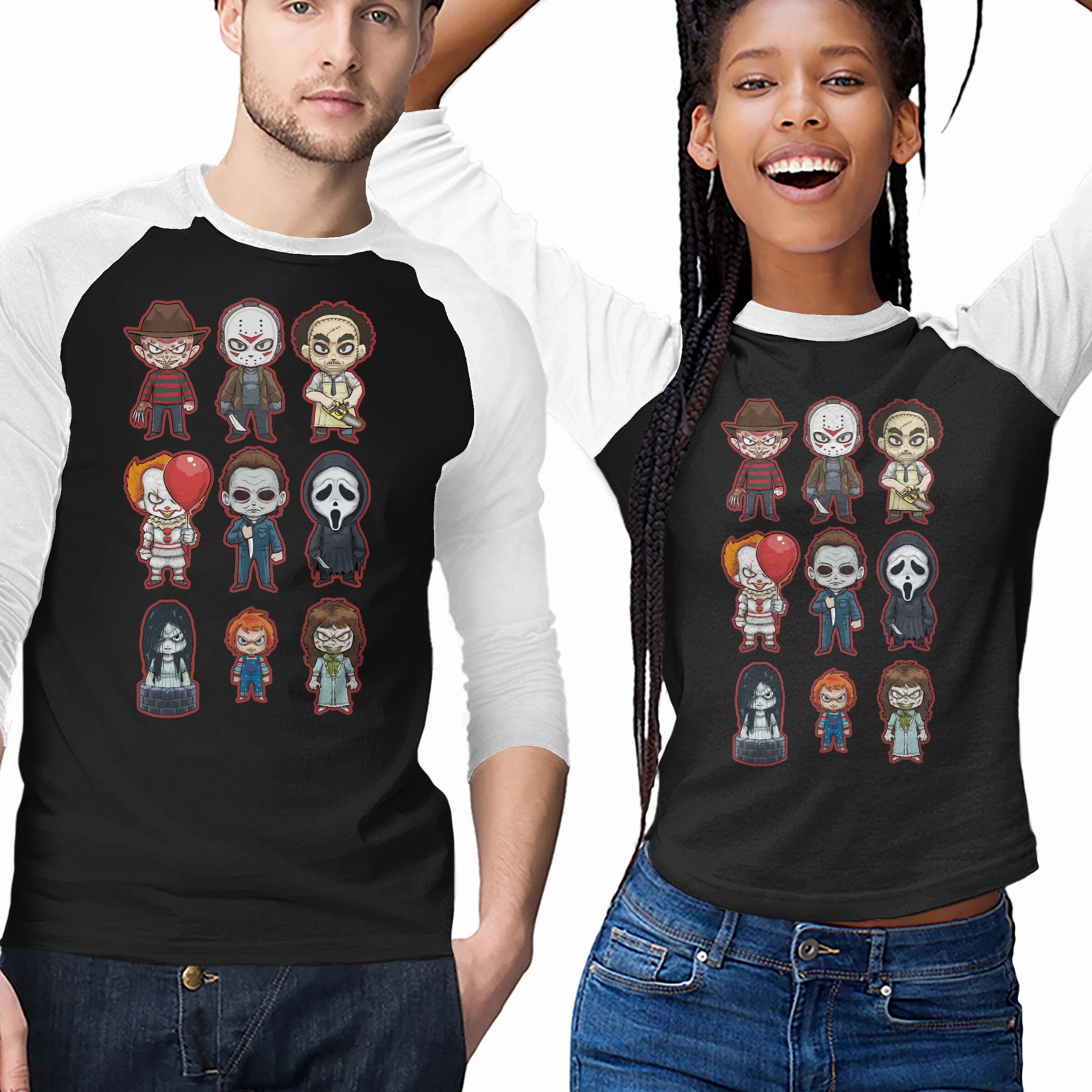 Skinny Fit Active Design Wear Chibi Horror