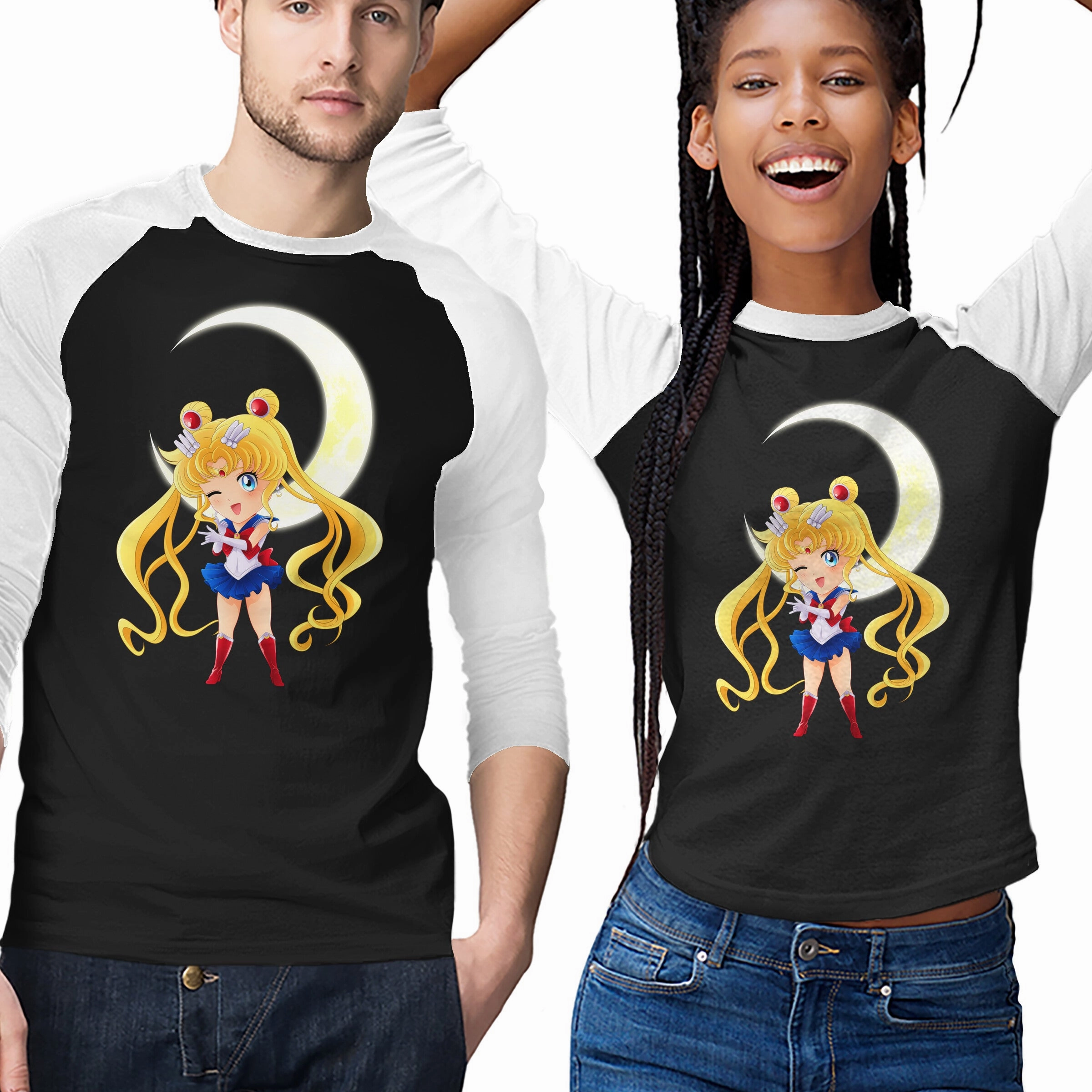 Stretch Fit Design Active Wearable Chibi Moon