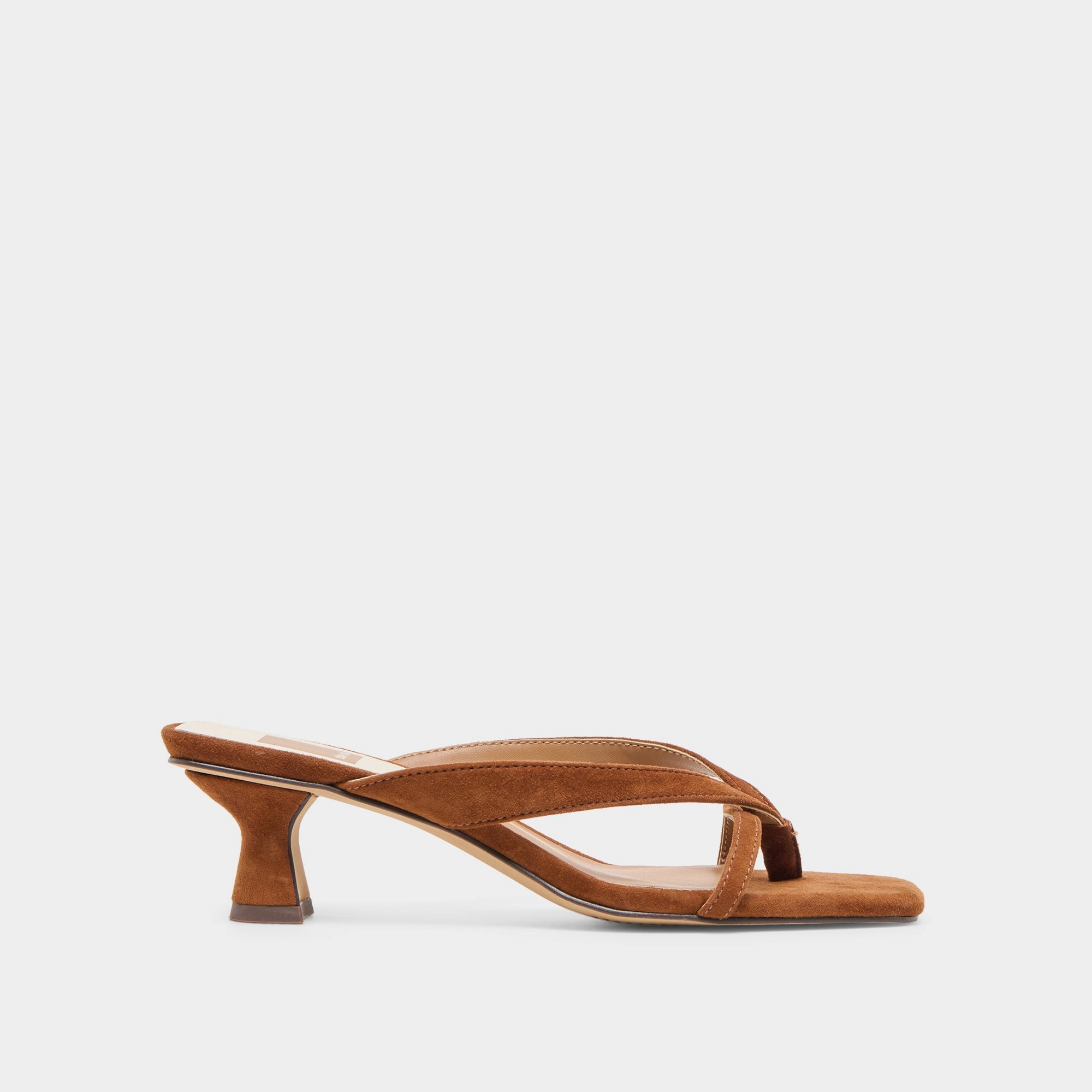 Fall Sandals BREVEL HEELS DK BROWN SUEDE