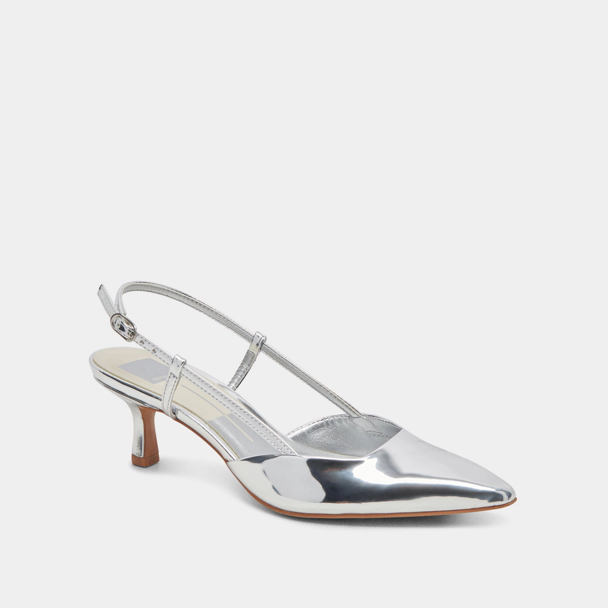 ODELA WIDE HEELS SILVER STELLA Summer Fun London Edge