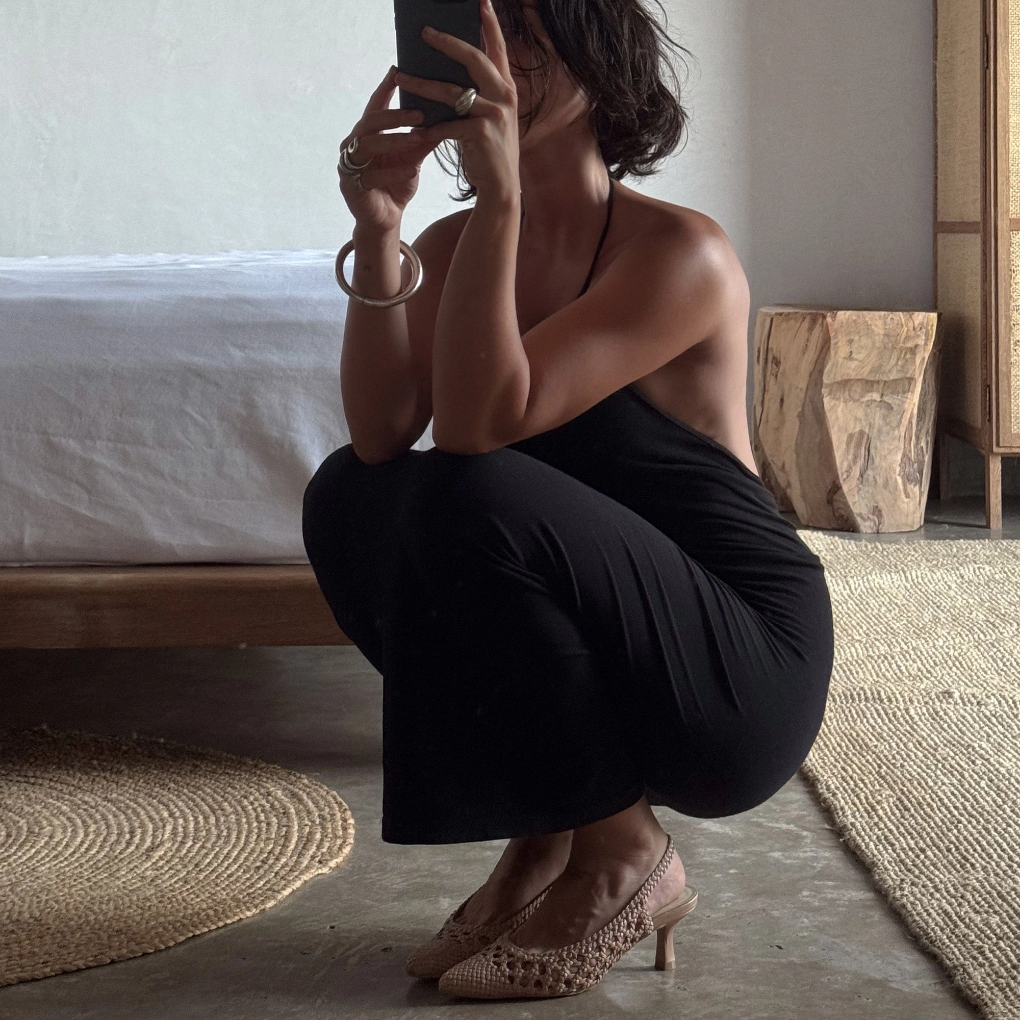 OLYMPA HEELS CAFE WOVEN STELLA Versatile Design Premium Pumps