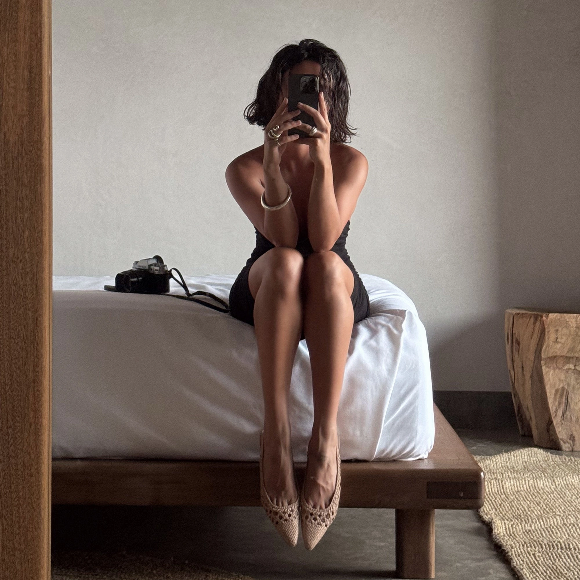 Luxury Fit OLYMPA HEELS CAFE WOVEN STELLA