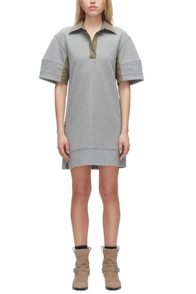 Terry Polo Dress Coral Soft