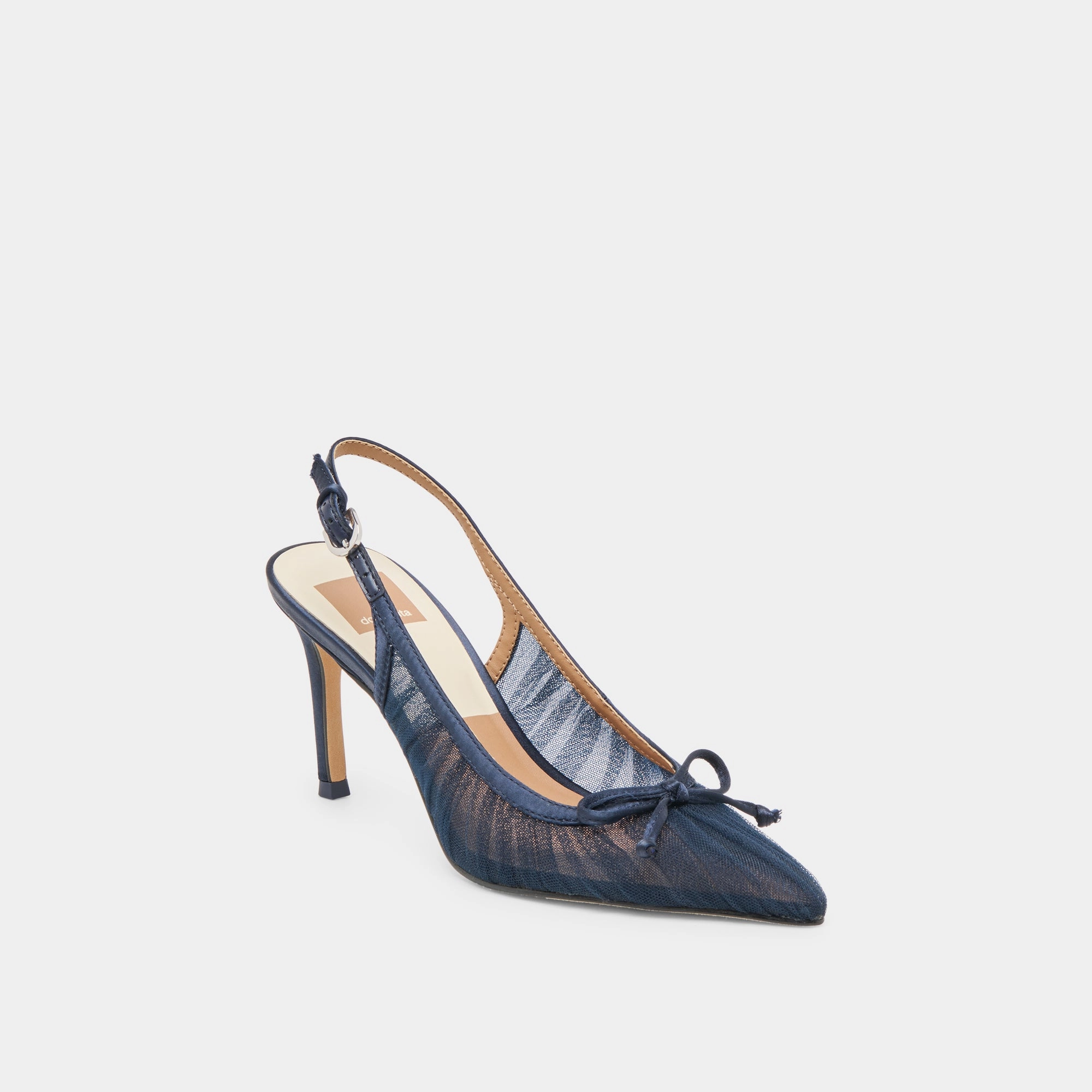 YELA HEELS NAVY TULLE Casual Footwear