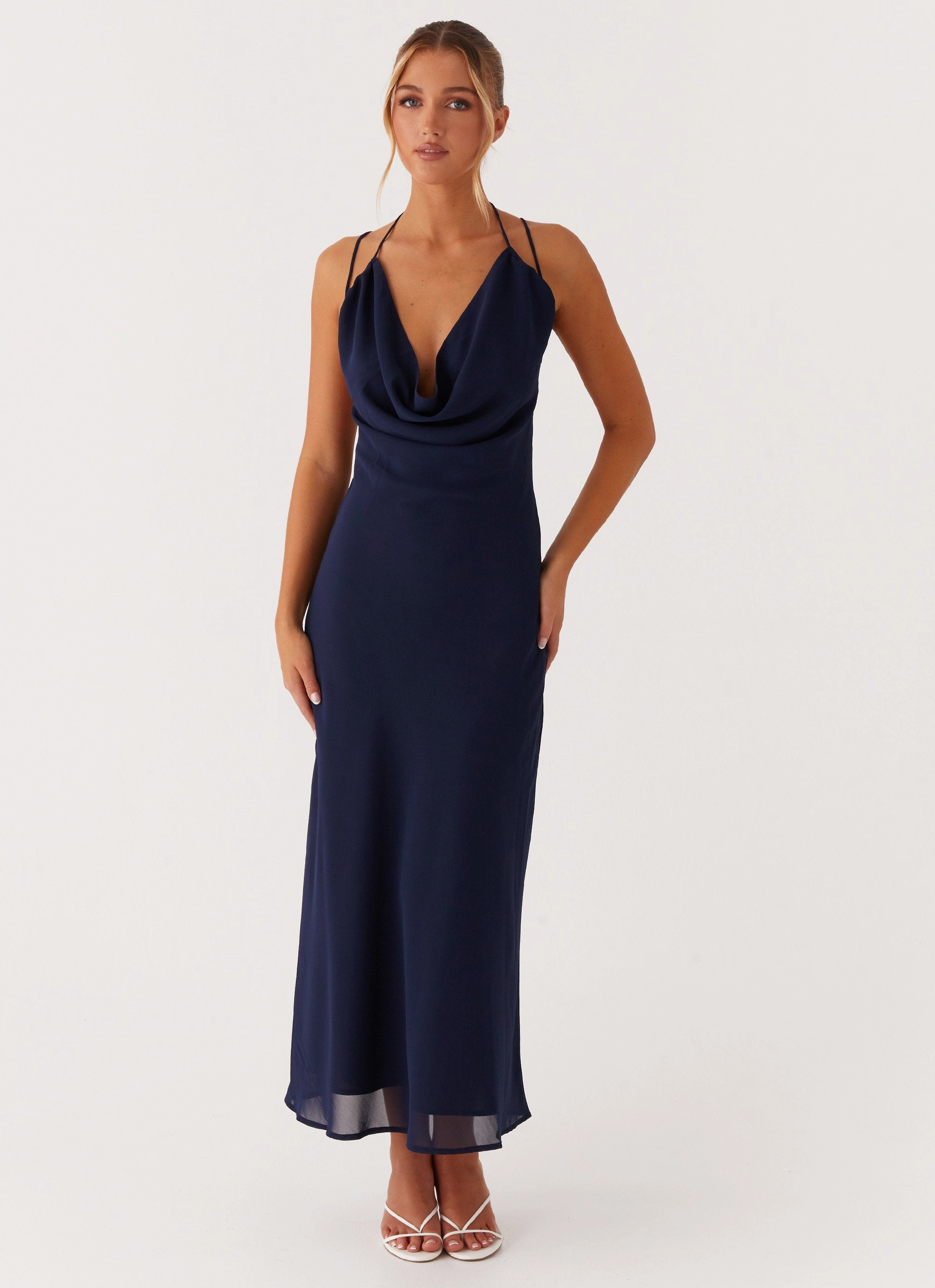 Clover Club Maxi Dress - Navy Effortless weekend dress