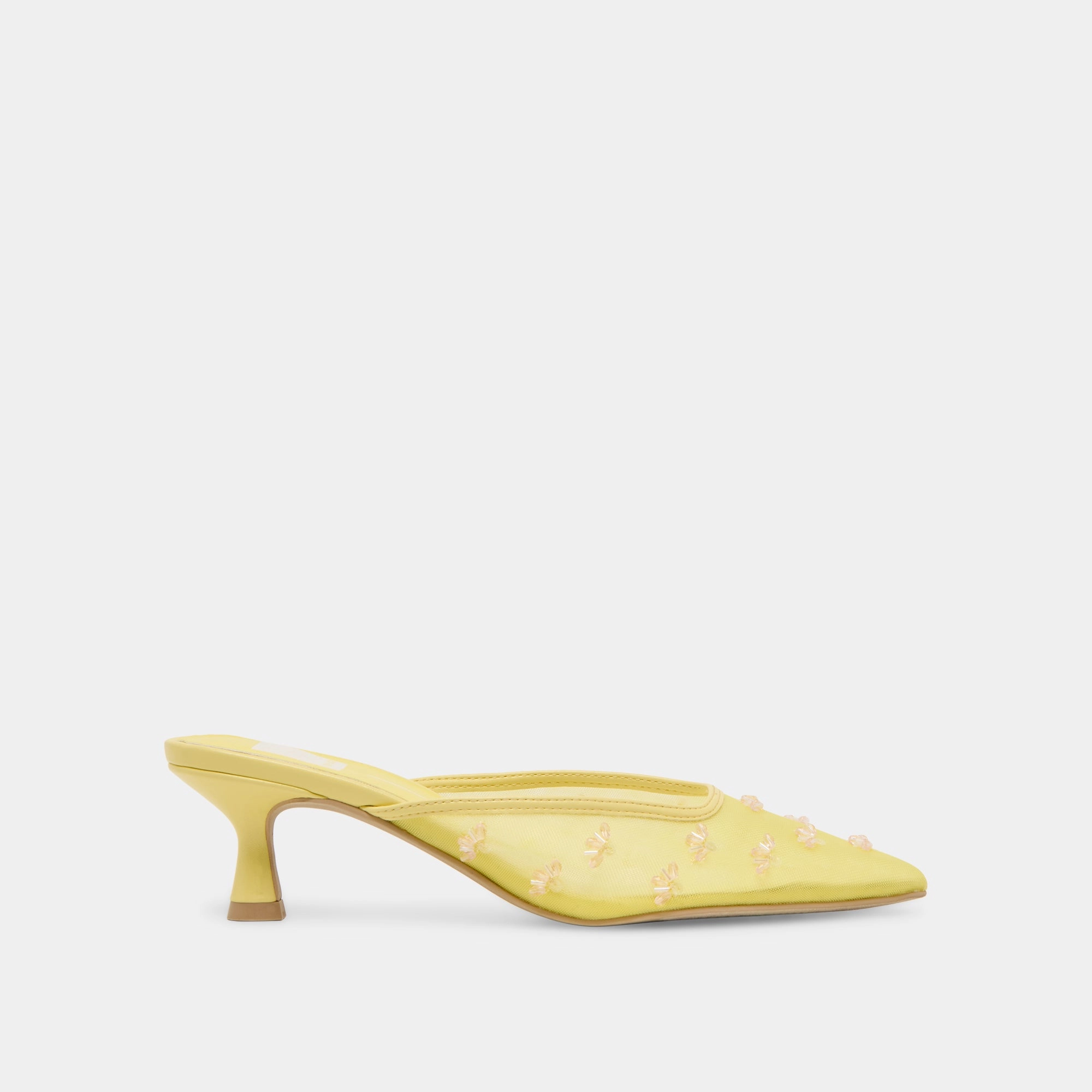 CLARA HEELS LEMON MESH Travel Glam