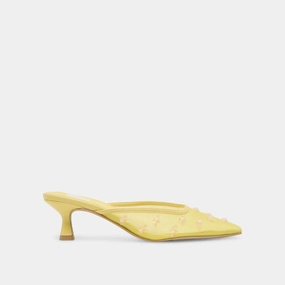 CLARA HEELS LEMON MESH Travel Glam