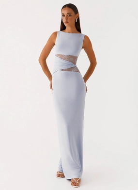 Karma Maxi Dress - Blue Relax Appeal