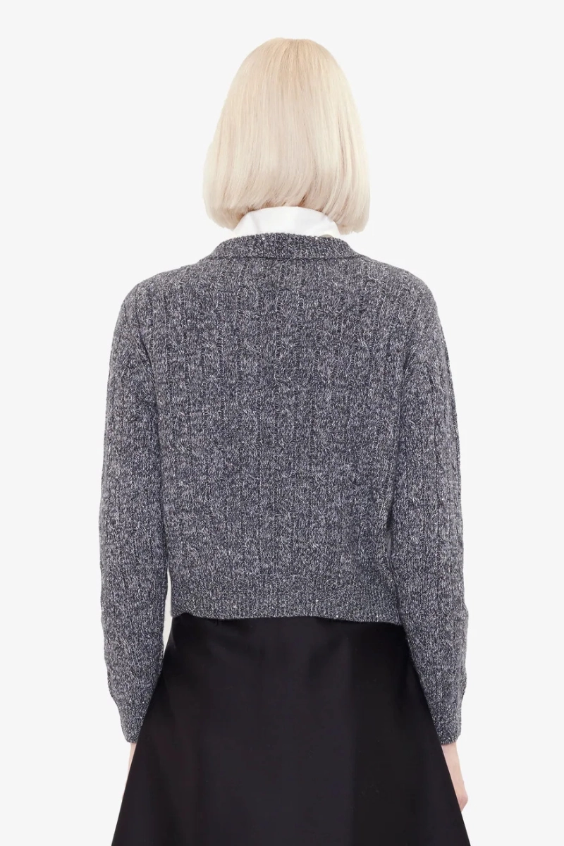 Casual Comfort Fit Temperature Regulating Fabric Clover Mews Sweater