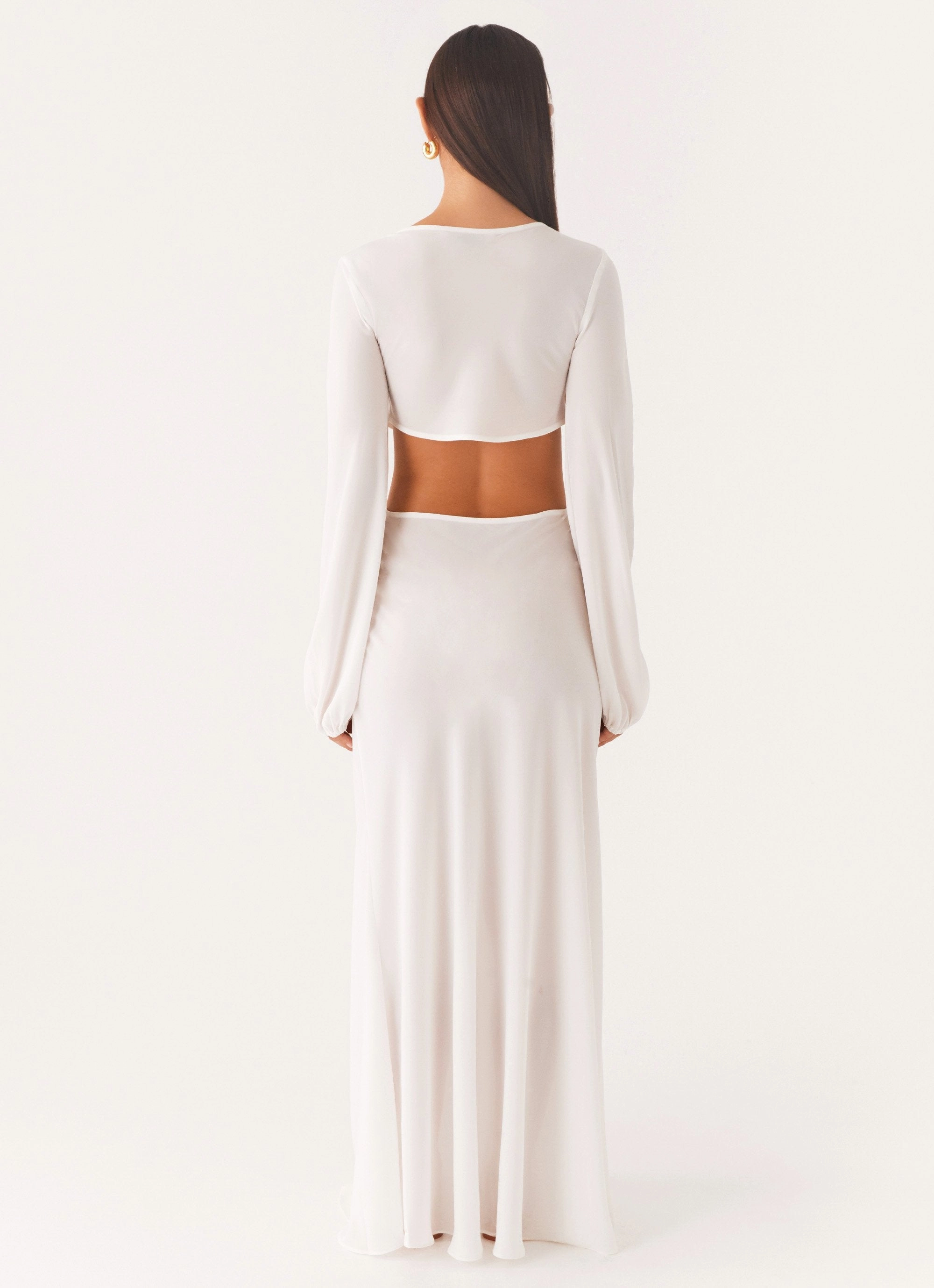 Coastal Maxi Dress - White Effortless Fit