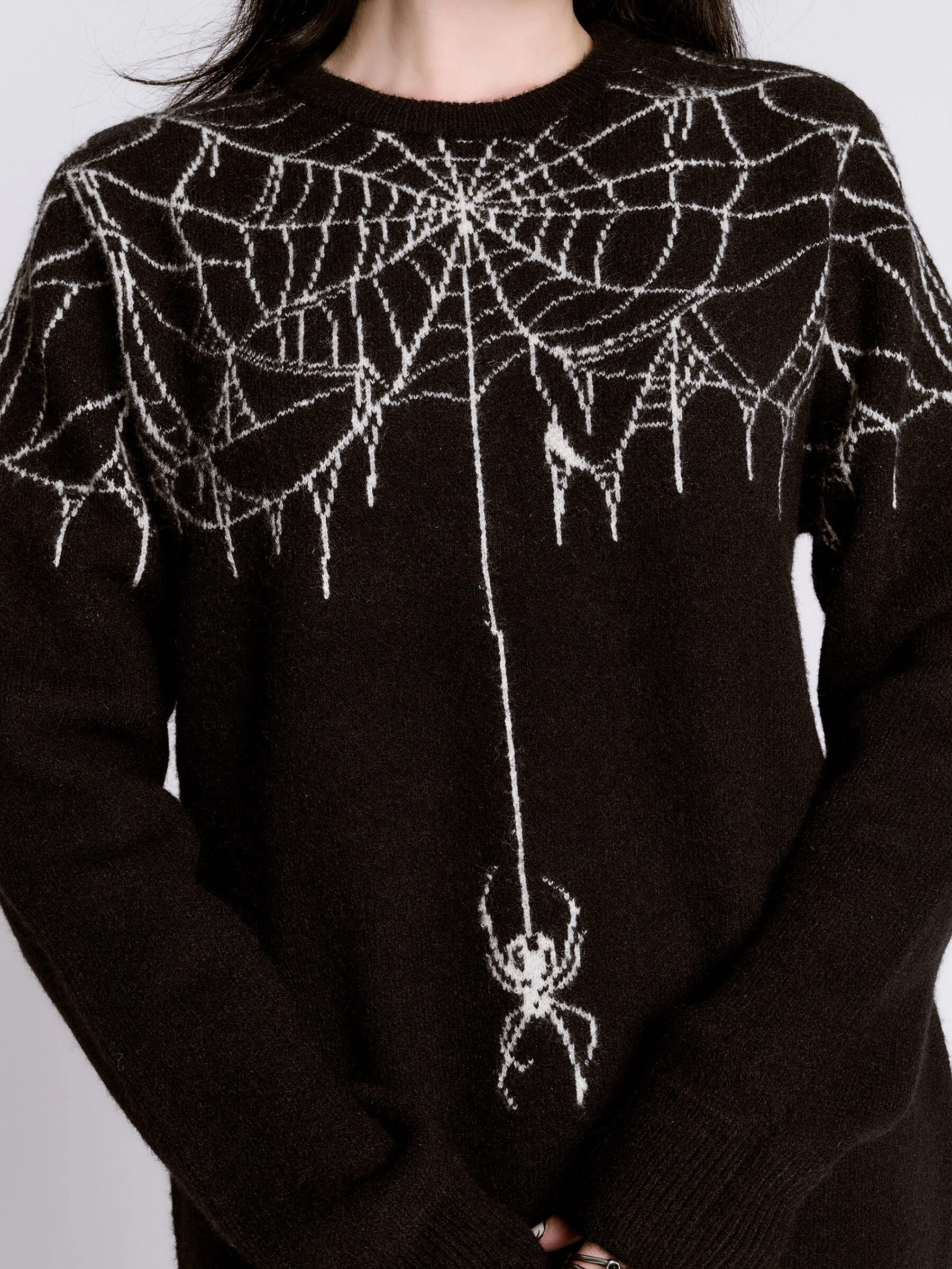 Mass produced Spiderweb Sweater