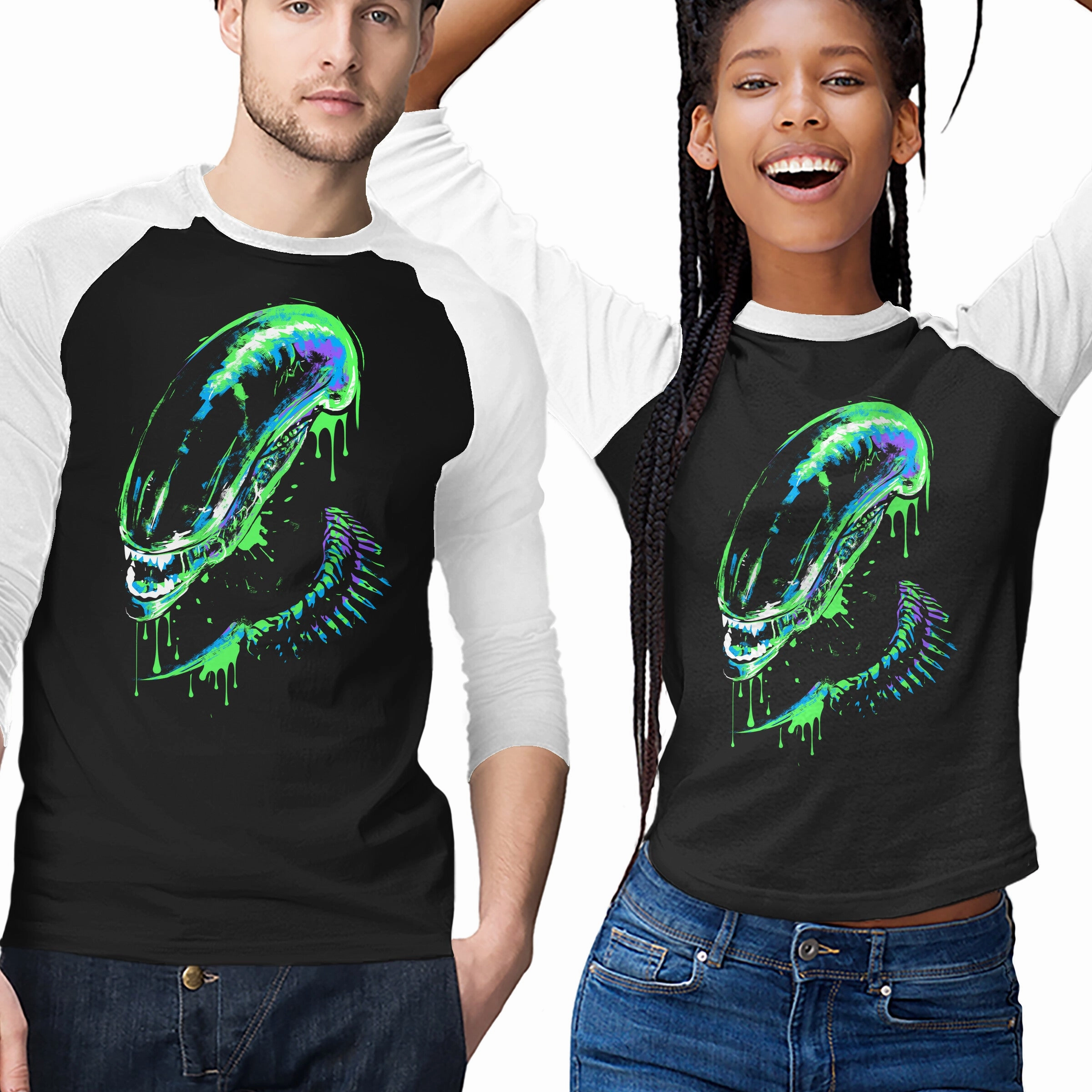 Colorful Xenomorph Comfort Stretch Wear Essential Top