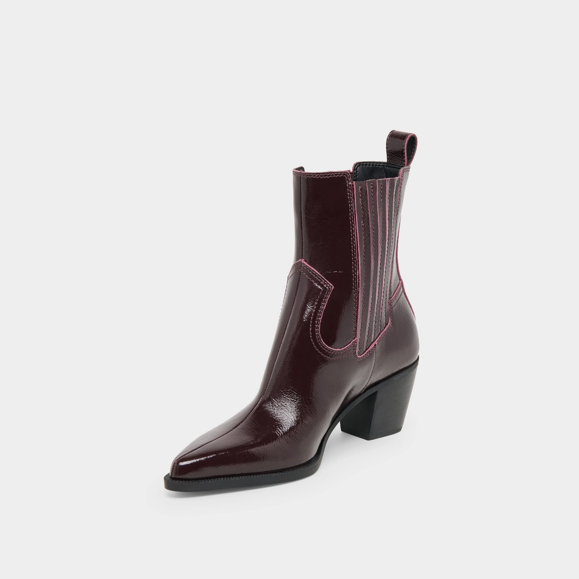 Stable Support Nature Lover SLIM BOOTIES MULBERRY CRINKLE PATENT