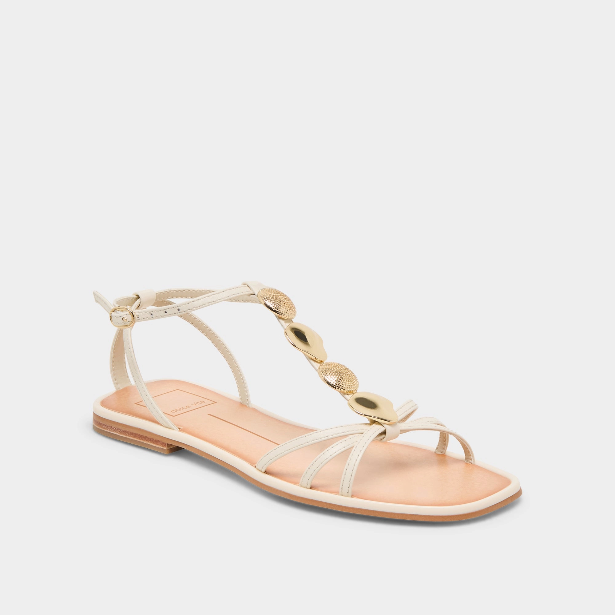 Breathable Material FAUN SANDALS OFF WHITE LEATHER