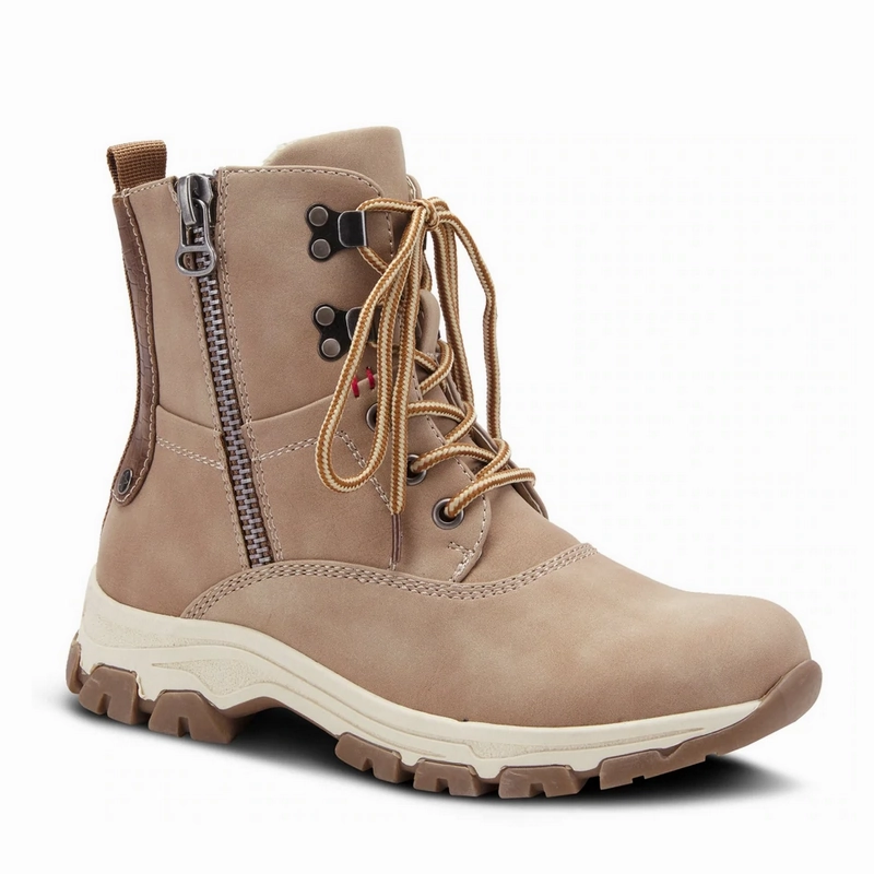 Patrizia by Spring Step Levali Boot in Beige - Women's Long-Distance Walk