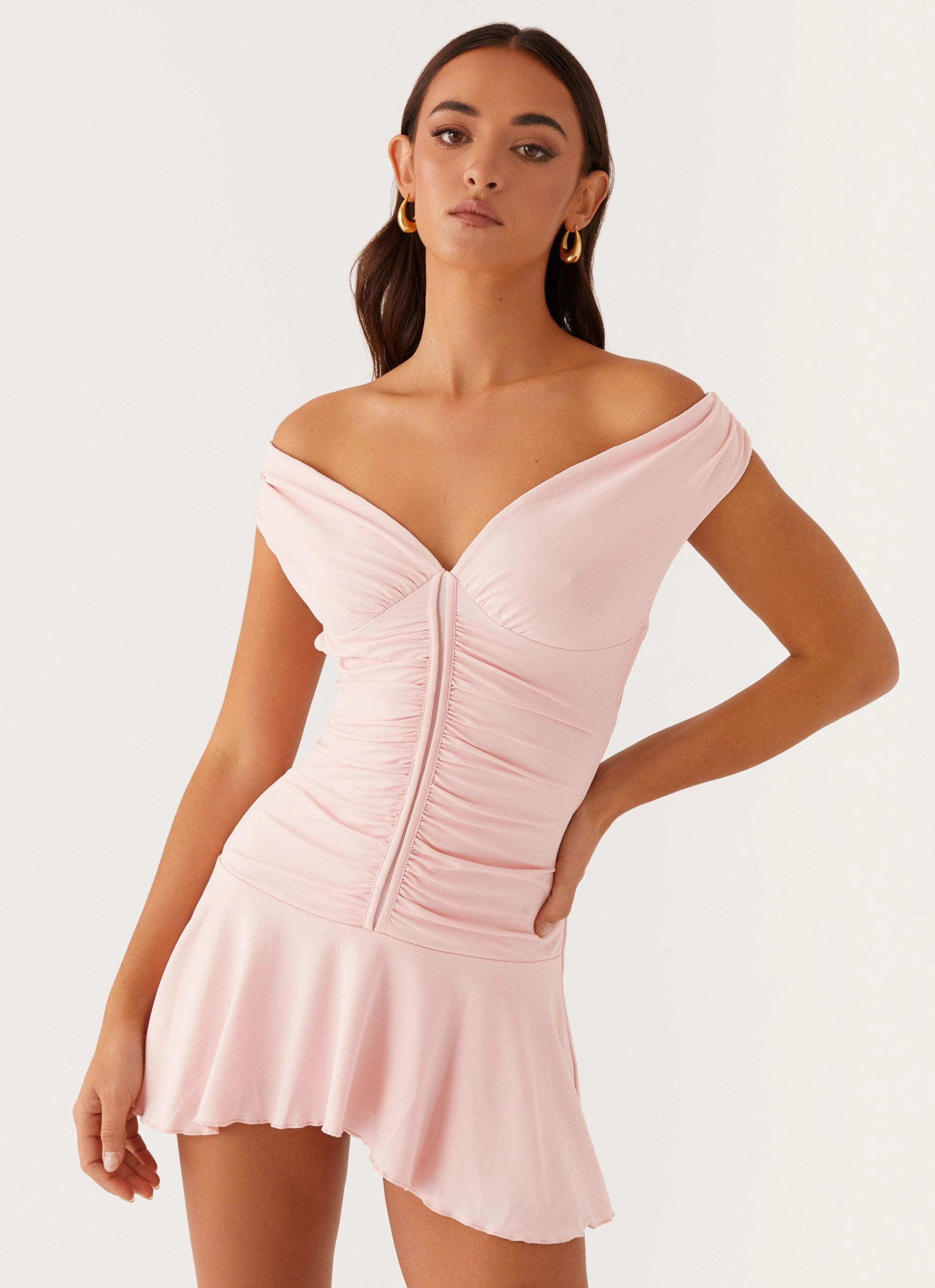 Breathable Wearable Elianna Mini Dress - Pink