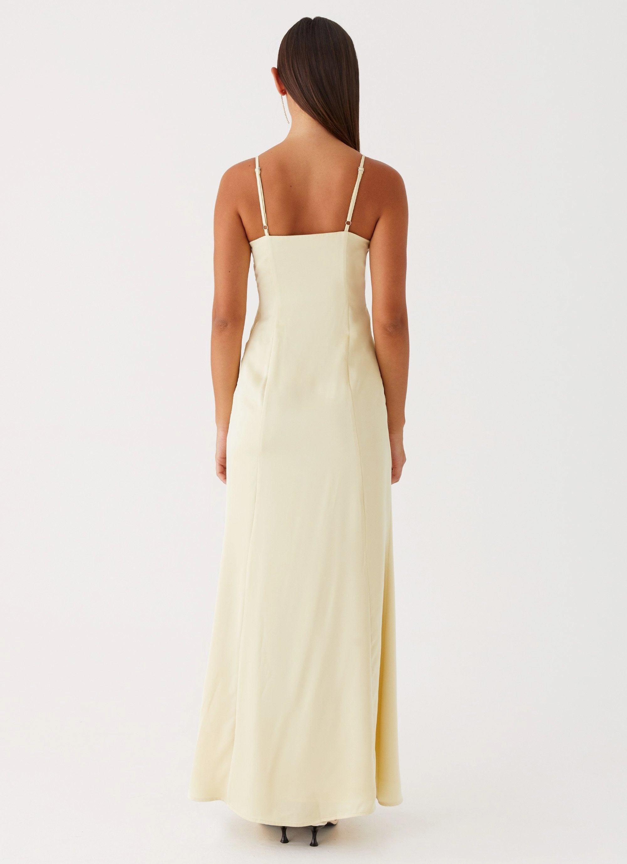 Miss Bloom Maxi Dress - Lemon Flow Line