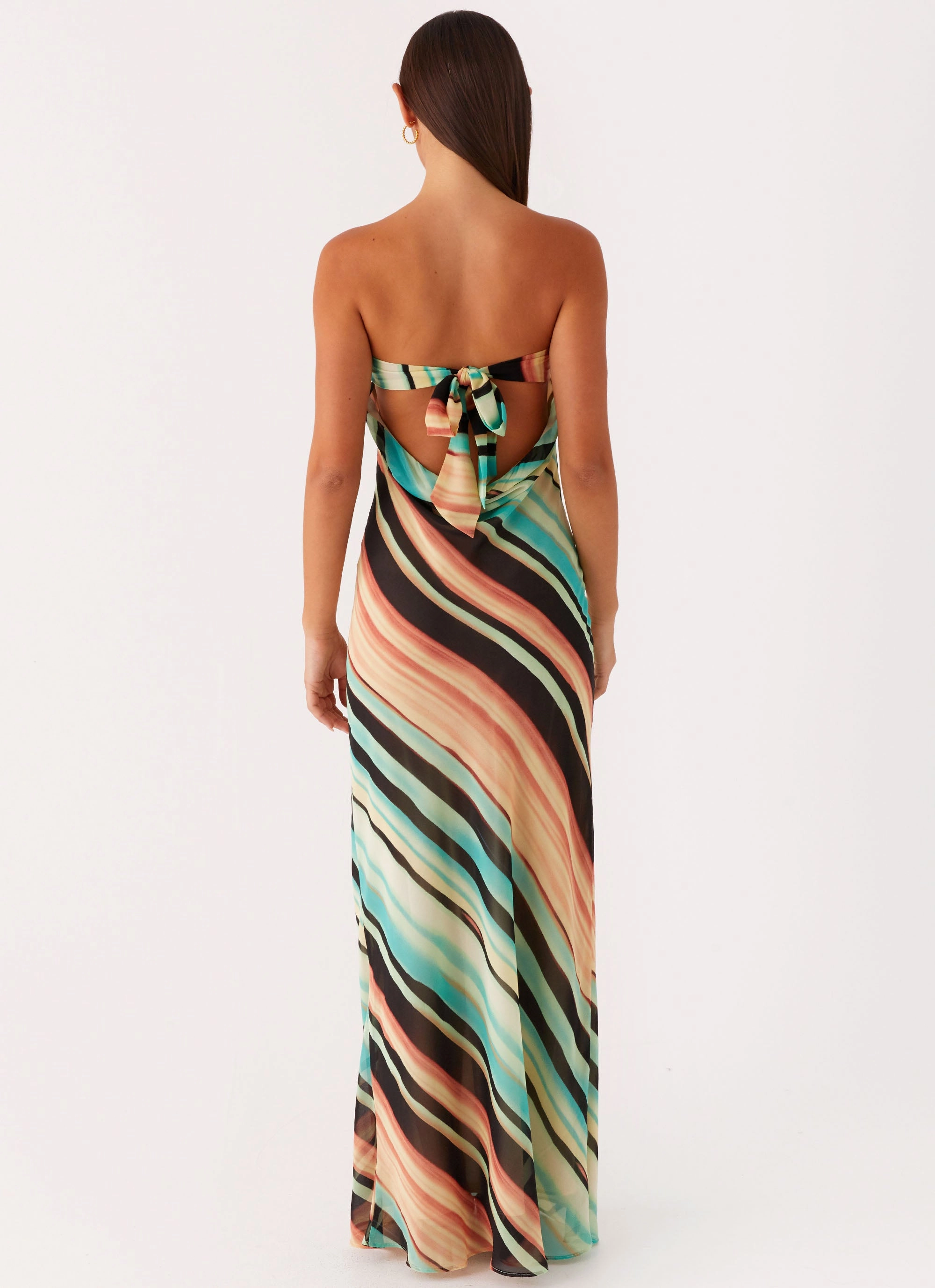 Como Maxi Dress - Stripe Flexible Waist