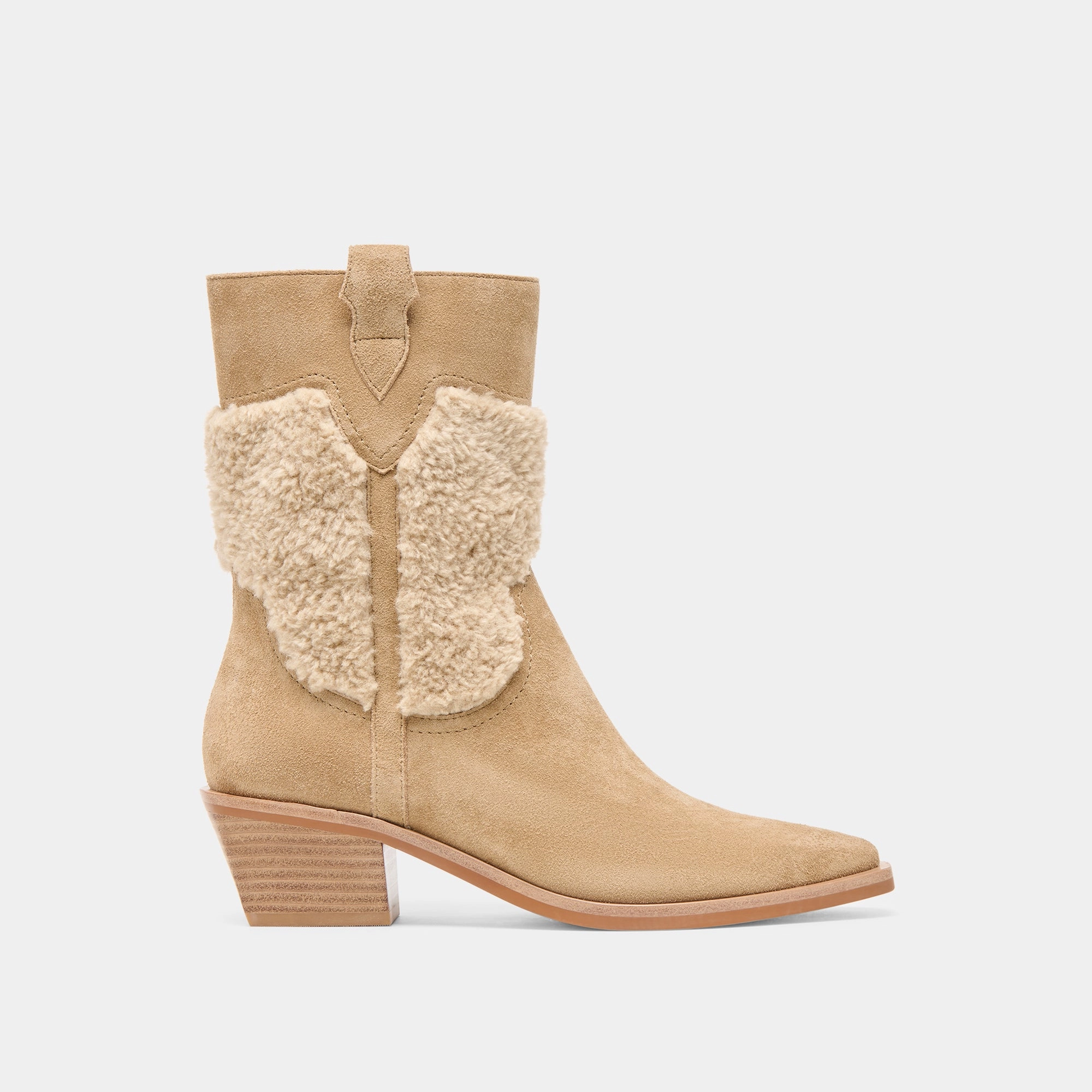 Tight Fit SALIL PLUSH BOOTS DK TAUPE SUEDE