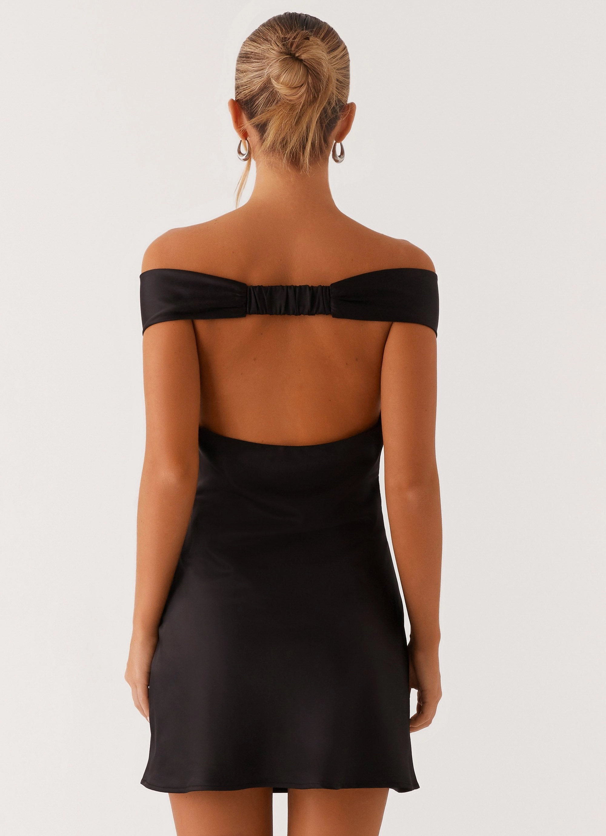 Jenner Mini Dress - Black Versatile Comfort