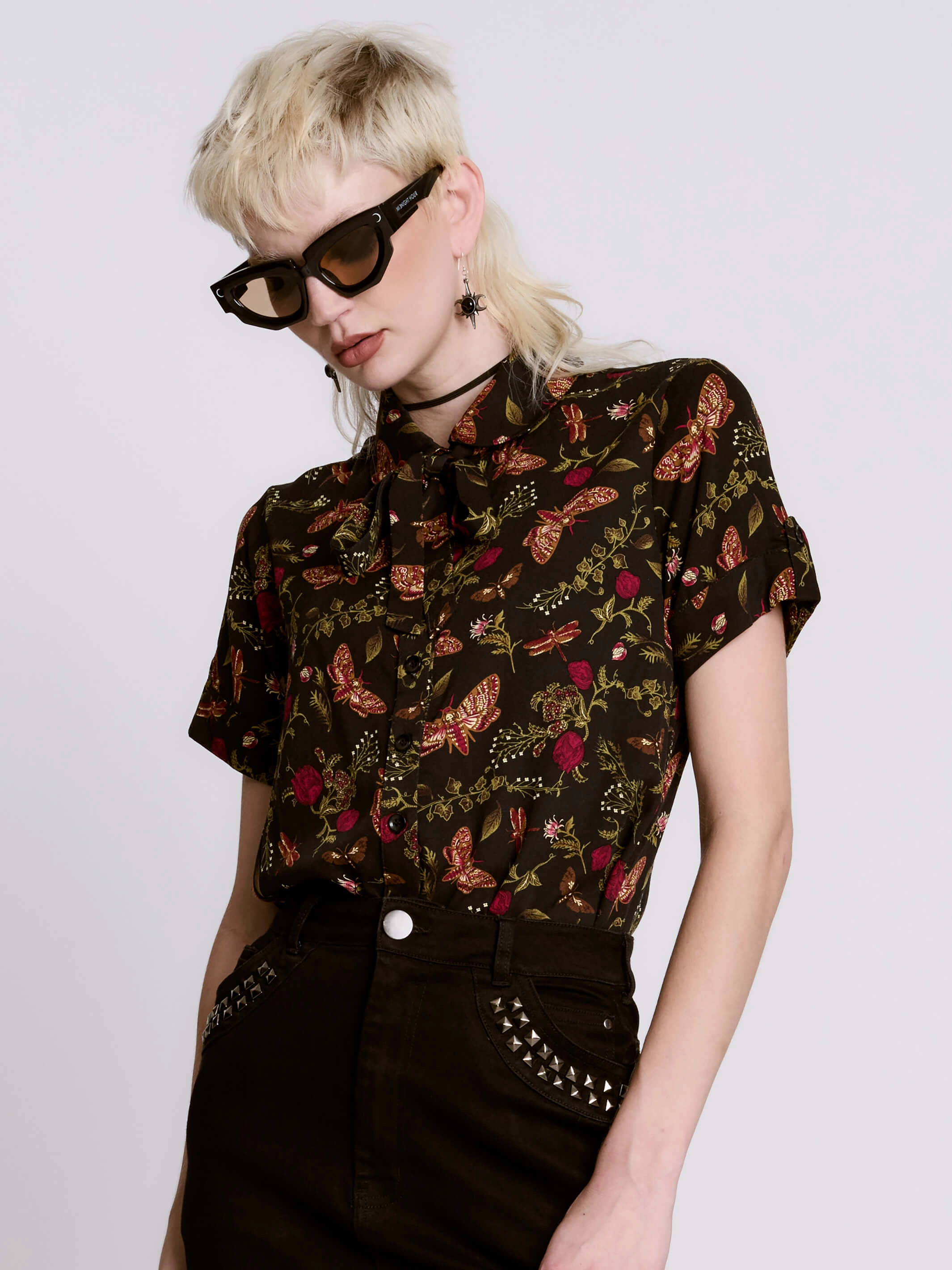 Chill Wear loose but not baggy Moth to the Flame Dark Academia Shirt