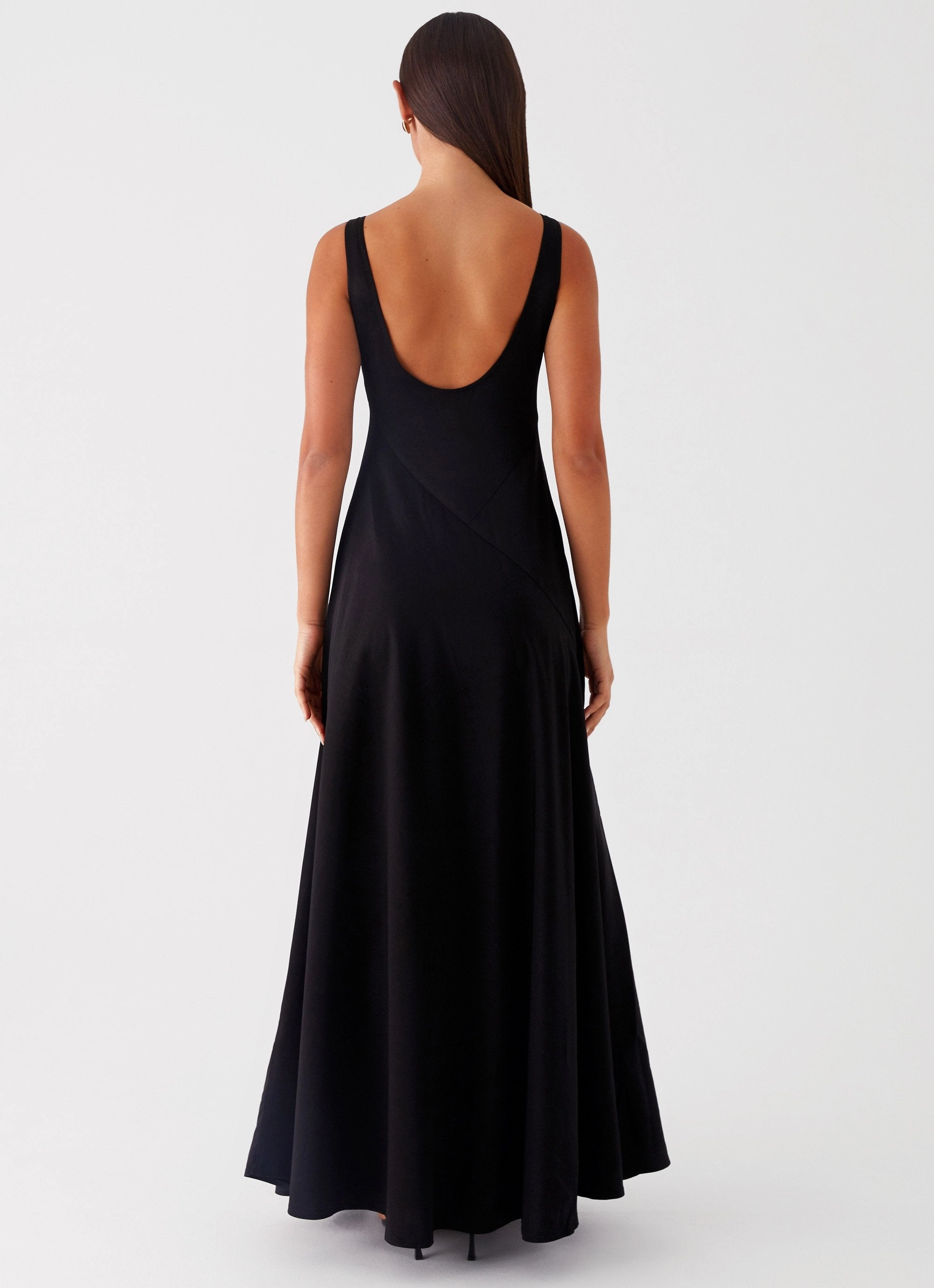 Cosma Maxi Dress - Black Coastal Chic