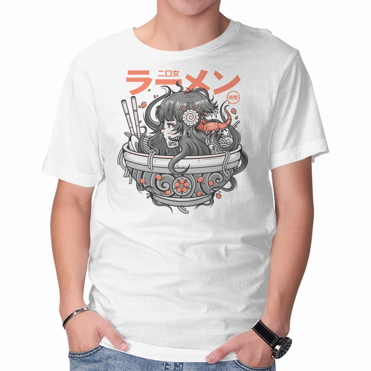 Cozy and Comfortable Relax Style Trend Ramen Yokai Girl