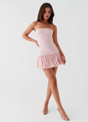 Breath Ease Cotton Candy Mini Dress - Pink