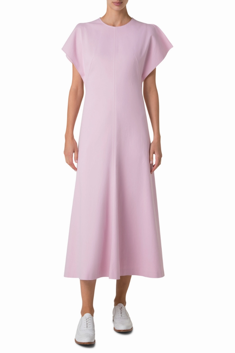 Stretch Denim Dress Perfect Length Elegant Motion