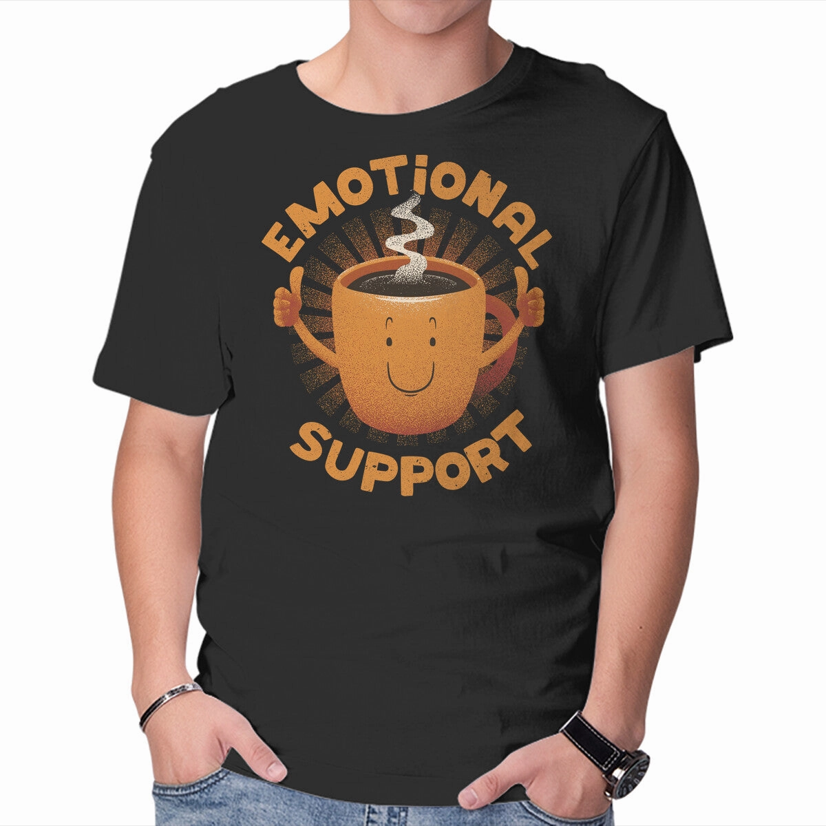 Emotional Support Coffee Cozy Design simple design