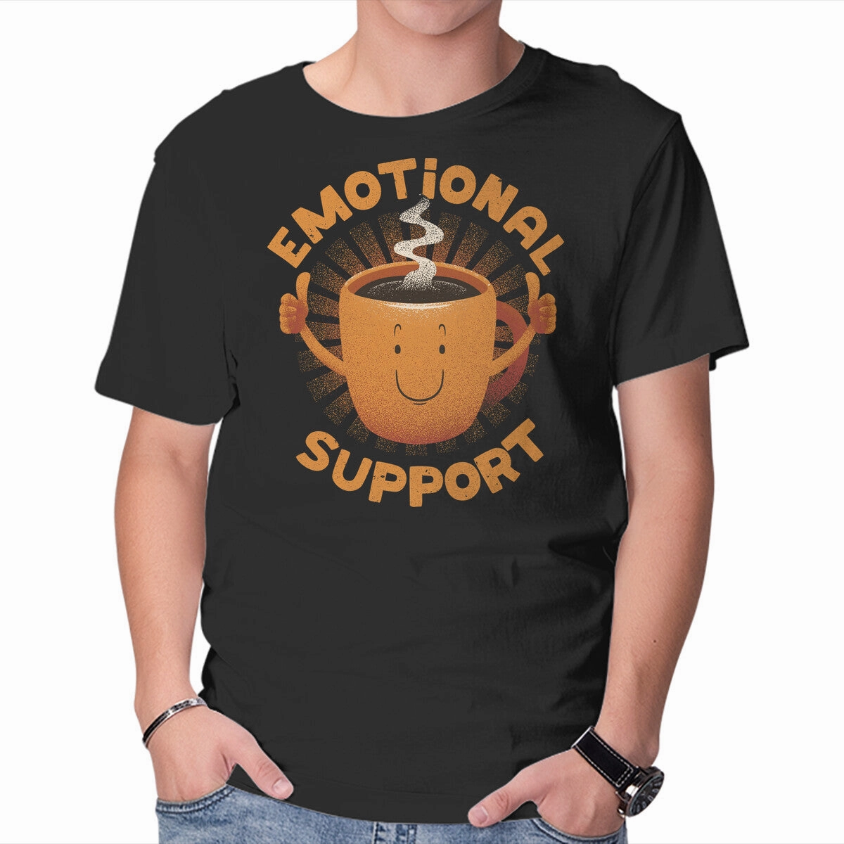 Sleek Waistband Emotional Support Coffee