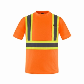 S05945 - Primeguard - Adult Hi-Vis T-Shirt Collared Layered Look