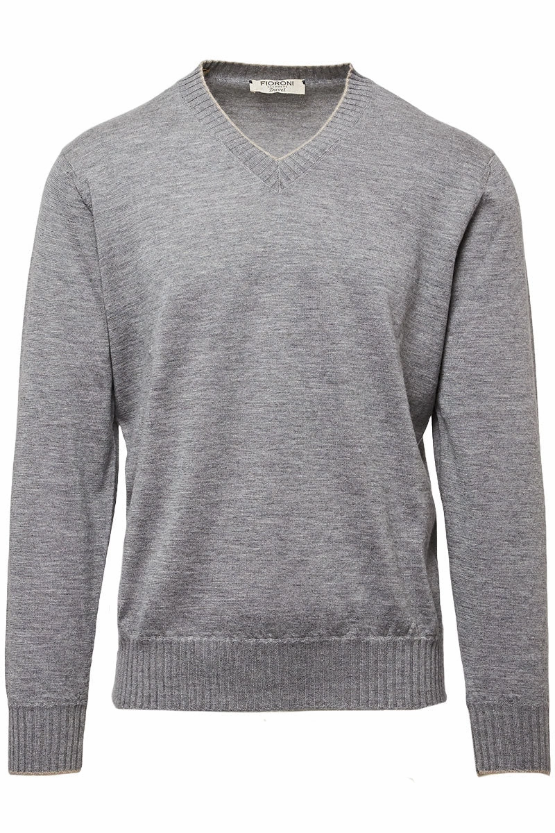 Cozy Knitwear Knit Layers Duvet Cashmere V-Neck