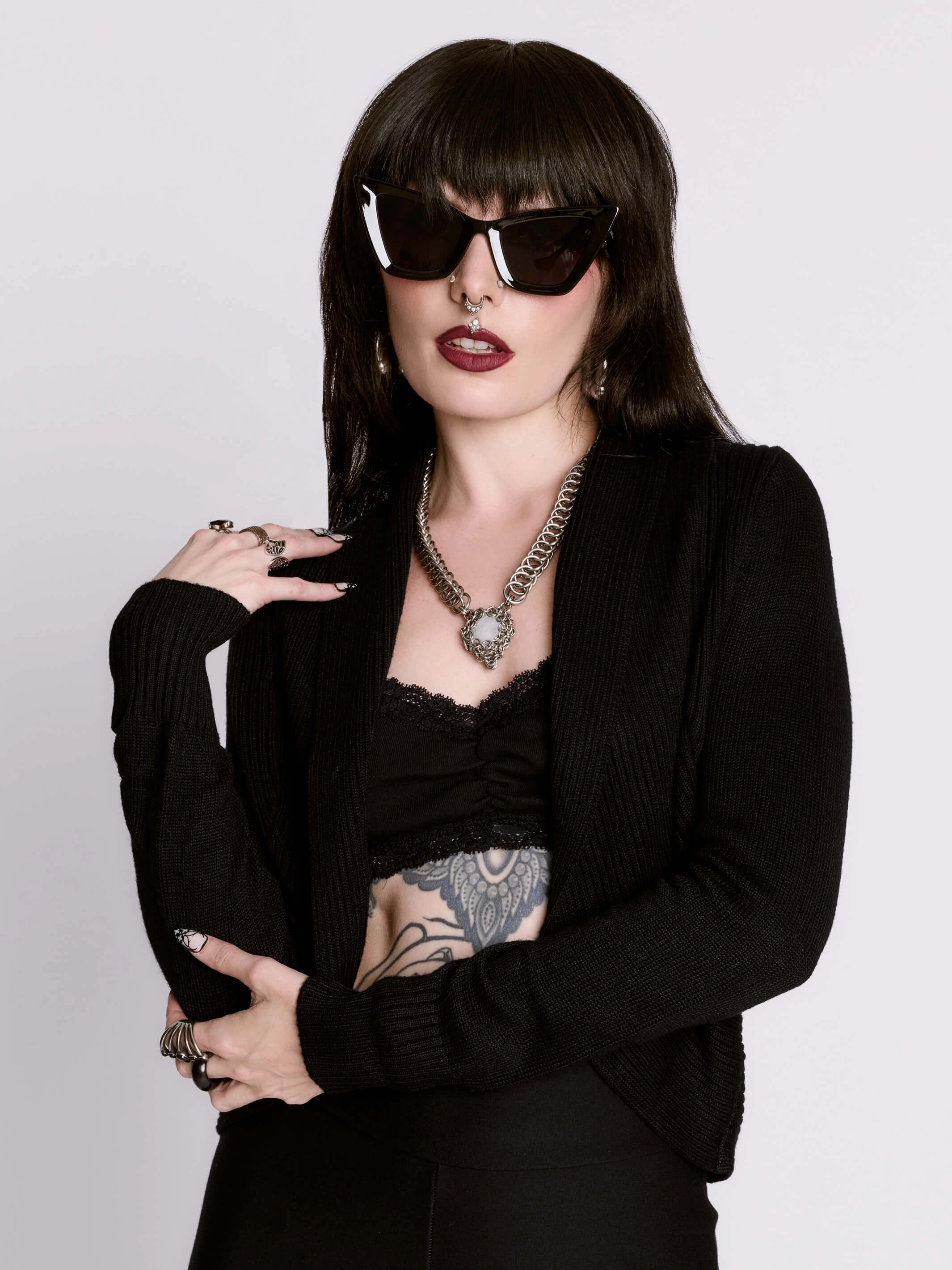 Replace Personalized Cropped Cardigan