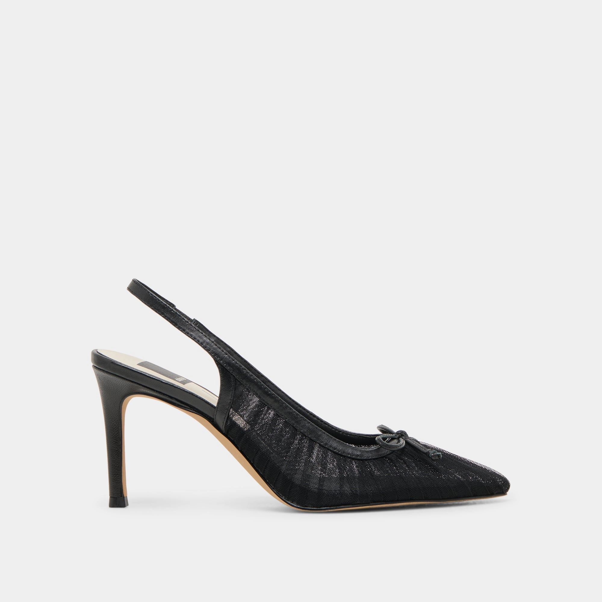 Plus Curve Soft Appeal YELA HEELS BLACK TULLE