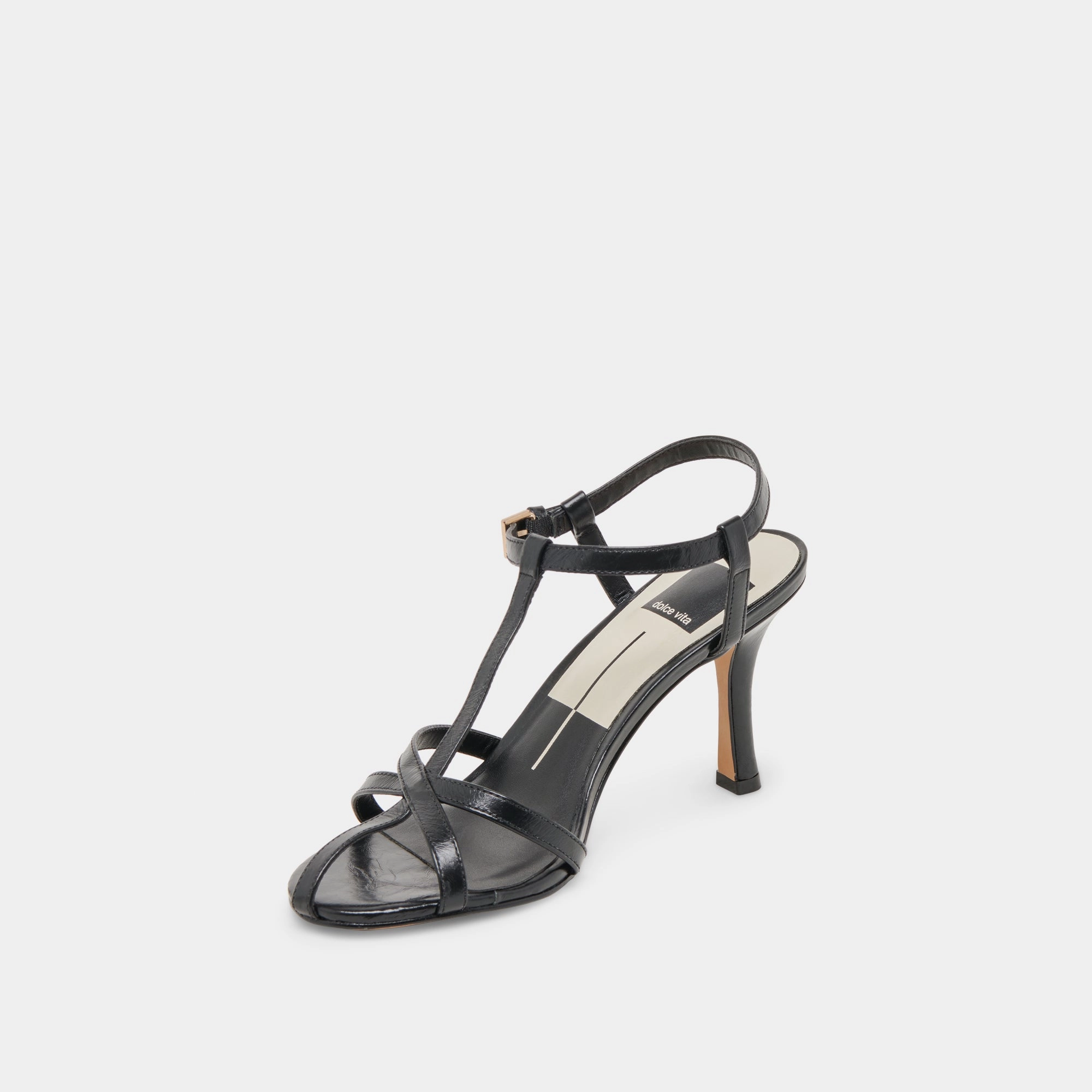 Classy Look Boss Glow LIANE HEELS MIDNIGHT CRINKLE PATENT