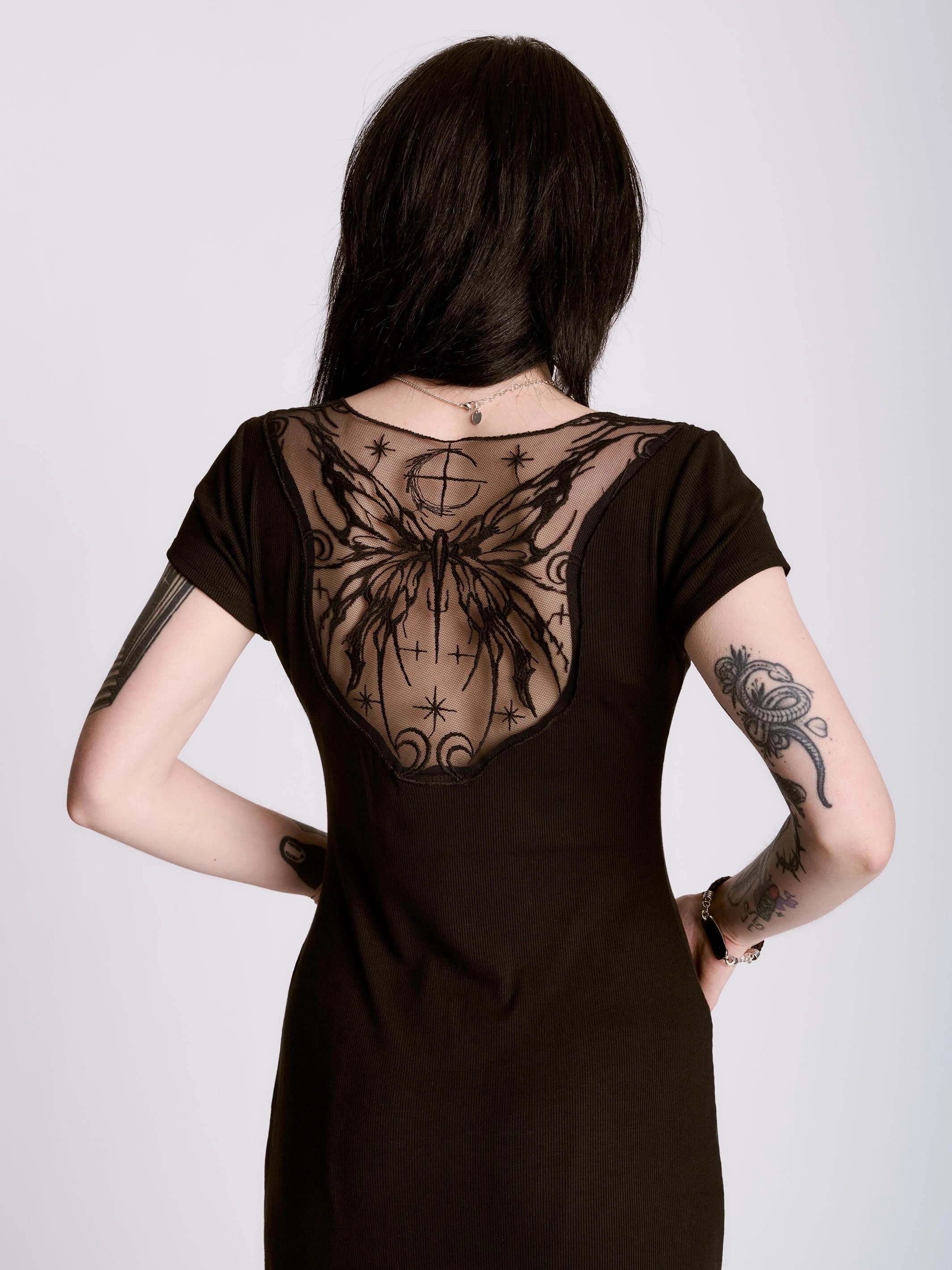 Sigil Moth Maxi Pose Sweet Open Back