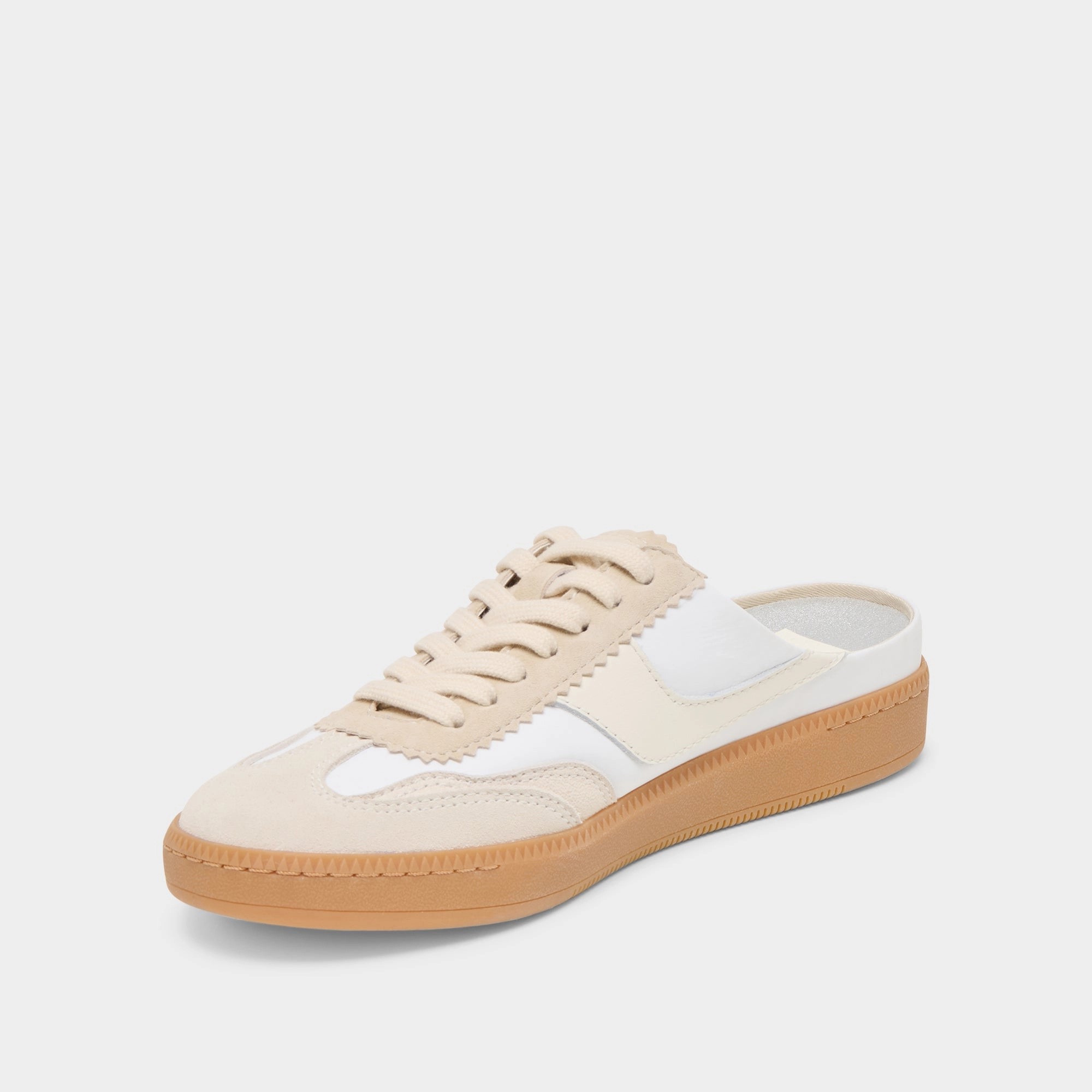 Active Use NOTICE SLIDE SNEAKERS IVORY MULTI SUEDE